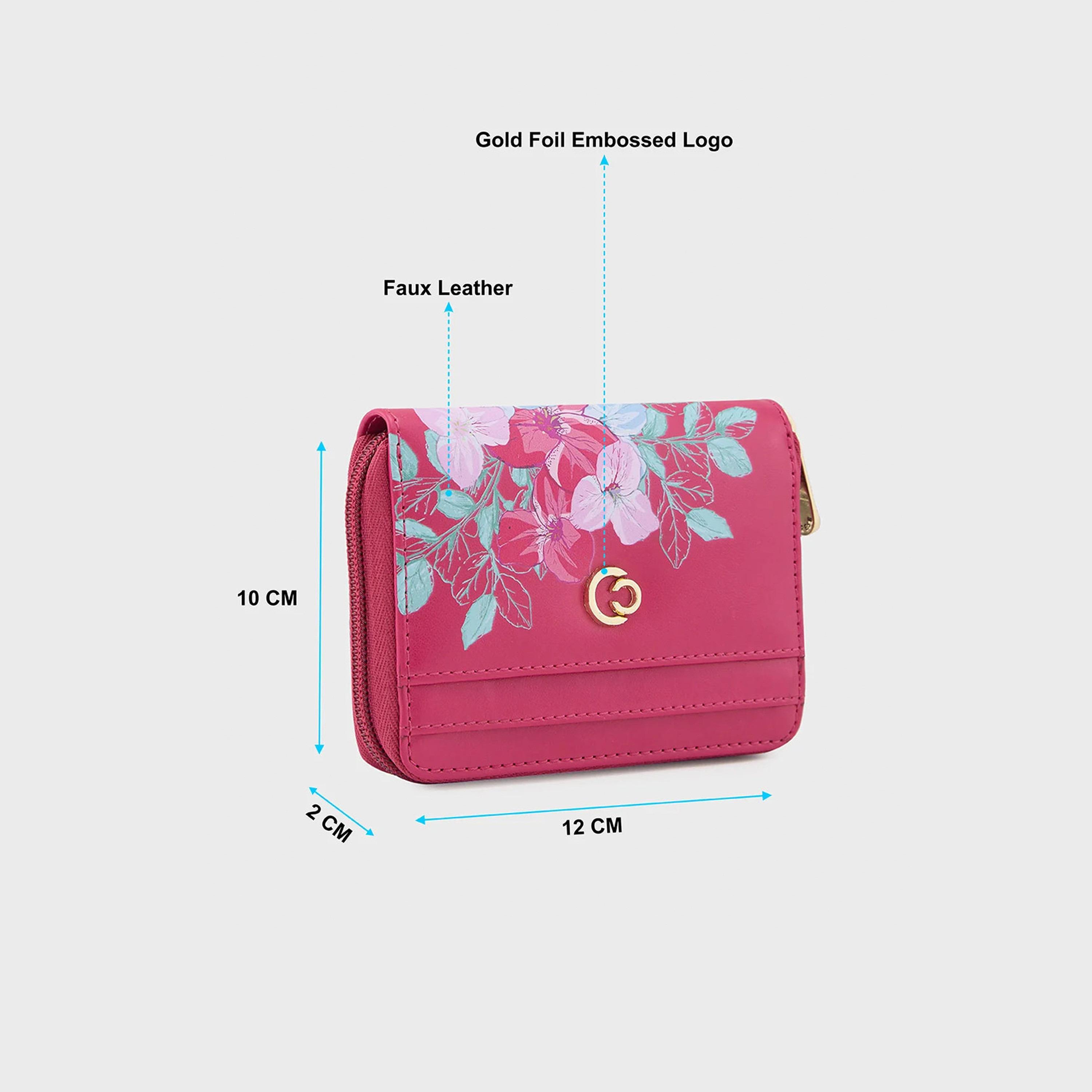 محفظة كابريزي مطبوعة بسحاب للإغلاق | 12 × 10 × 2 سم-women-bagsandwallets-wallets-image-4
