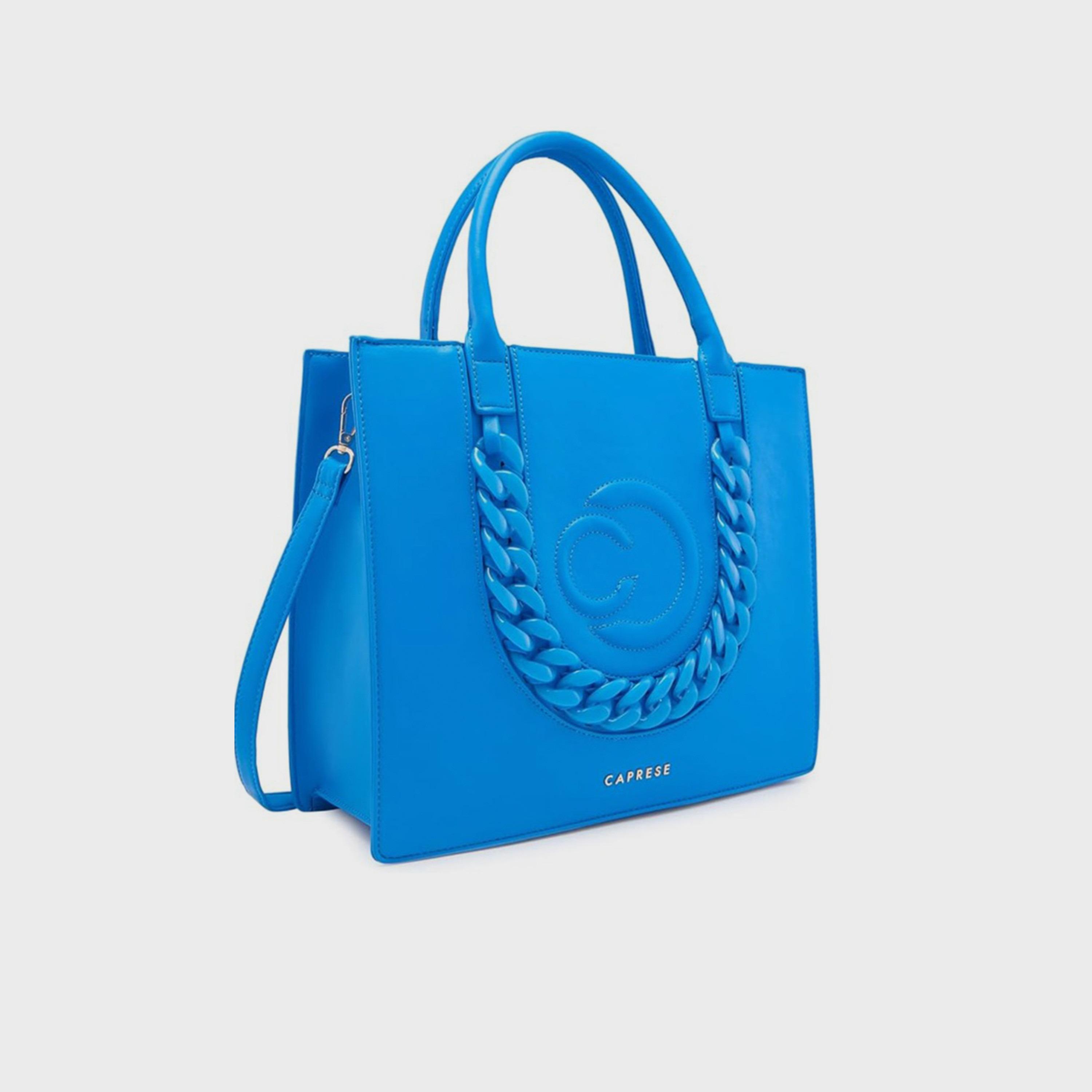 حقيبة كتف Caprese Embleishment بمقبض مزدوج مع إغلاق بسحاب وحزام قابل للفصل | 37 × 29 × 15 سم-women-bagsandwallets-handbags-image-6