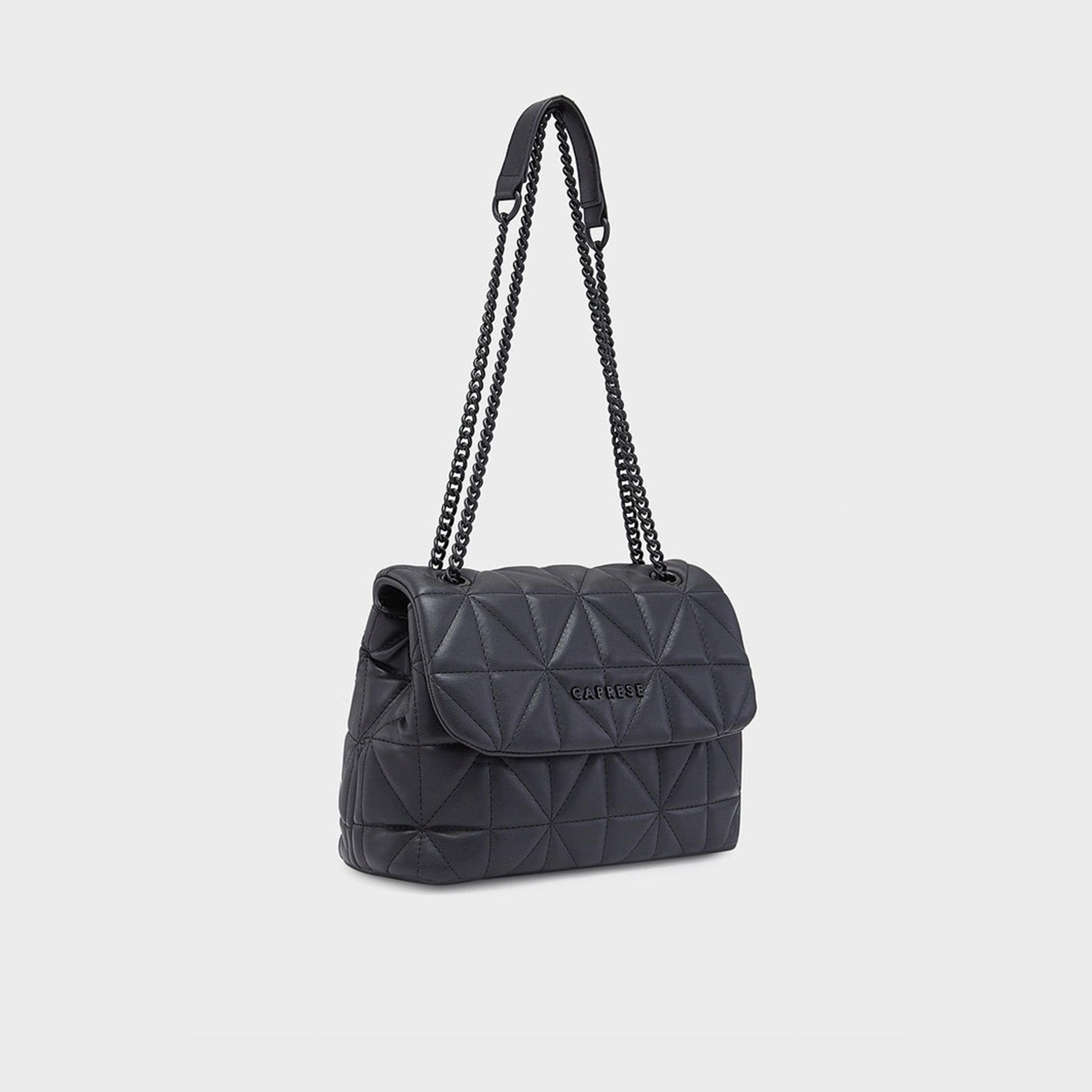 حقيبة كتف مبطن Caprese مع قلاب قلاب للإغلاق وحزام سلسلة | 25 × 19 × 10 سم-women-bagsandwallets-handbags-image-7