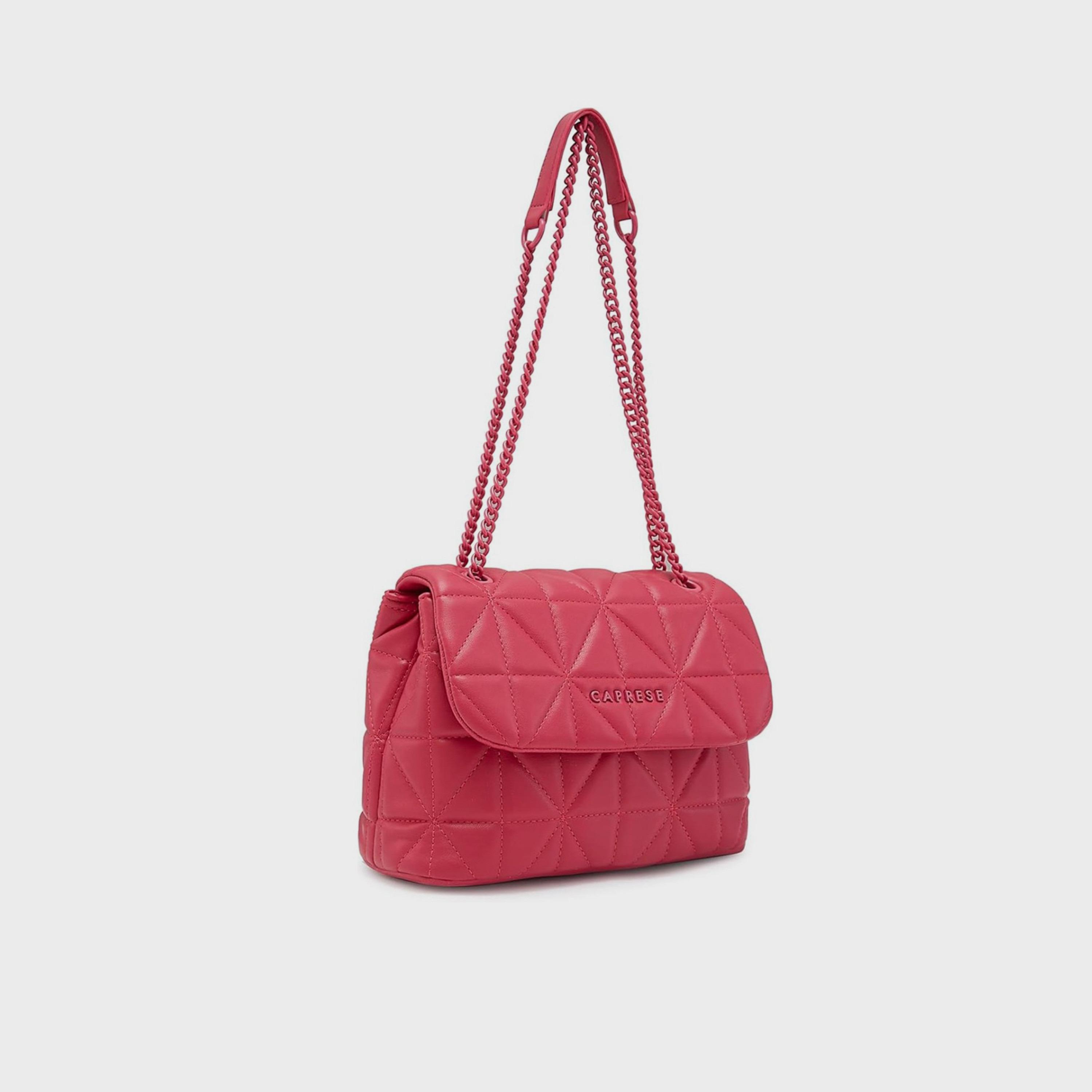 حقيبة كتف مبطن Caprese مع قلاب قلاب للإغلاق وحزام سلسلة | 20 × 15 × 15 سم-women-bagsandwallets-handbags-image-3