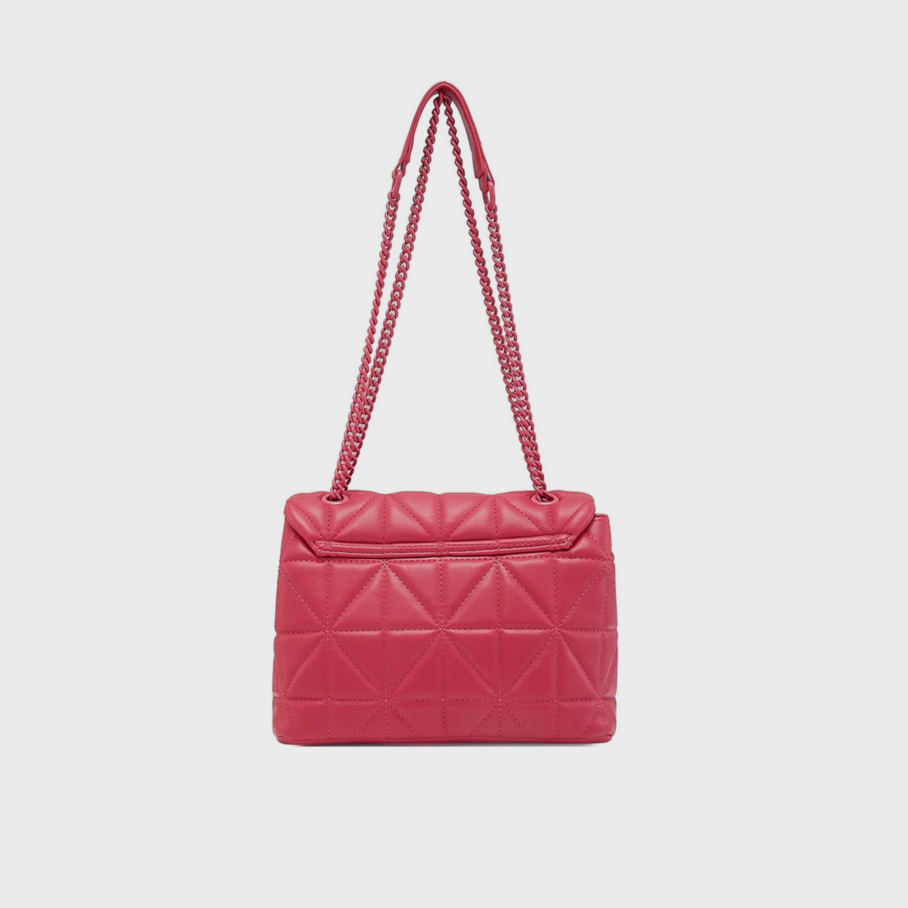 حقيبة كتف مبطن Caprese مع قلاب قلاب للإغلاق وحزام سلسلة | 20 × 15 × 15 سم-women-bagsandwallets-handbags-image-2