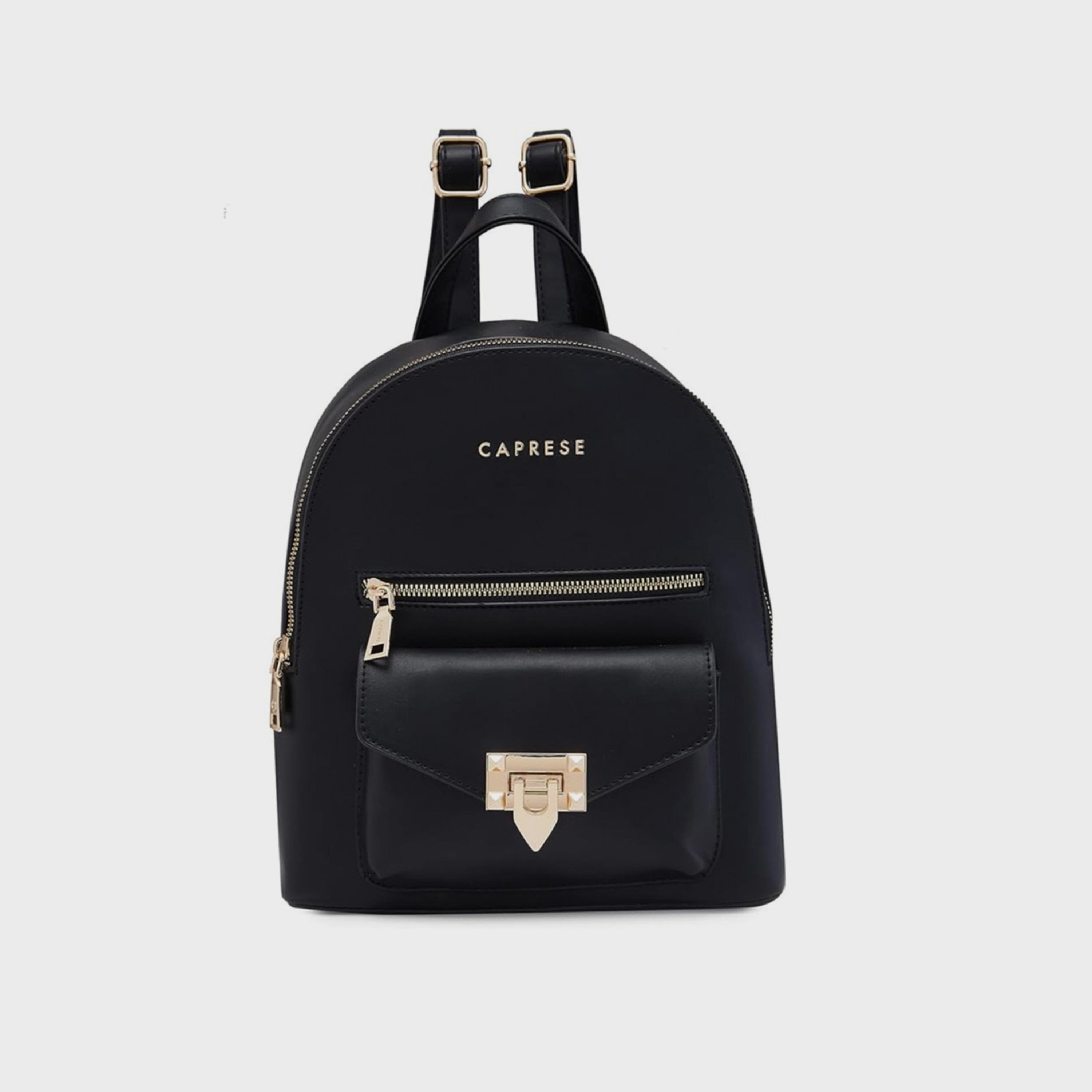 Caprese Top Handle Mini Backpack with Zipper Closure and Adjustable Strap | 28 x 24 x 13 cm-travel-luggagesandbags-backpacks-image-1