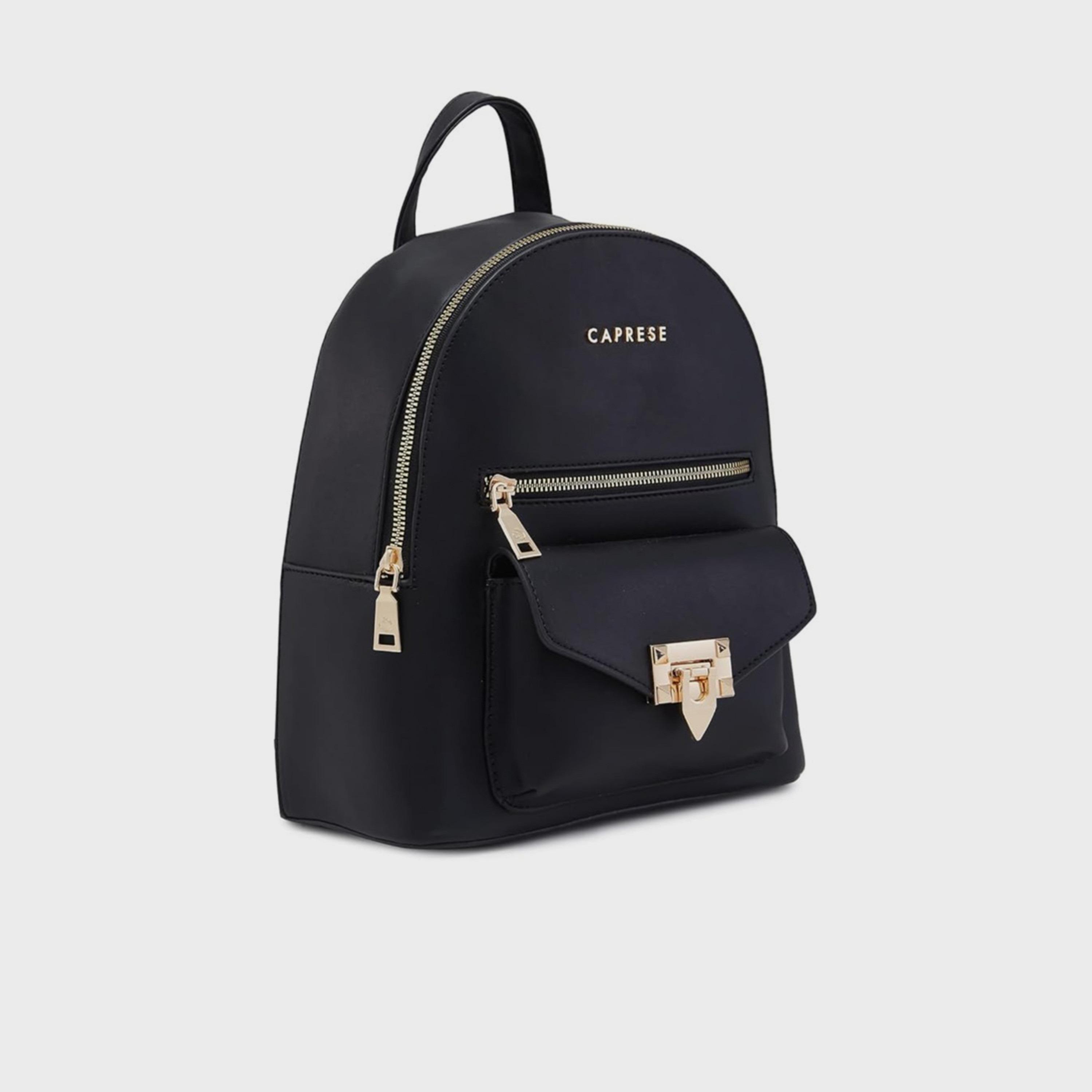Caprese Top Handle Mini Backpack with Zipper Closure and Adjustable Strap | 28 x 24 x 13 cm-travel-luggagesandbags-backpacks-image-5