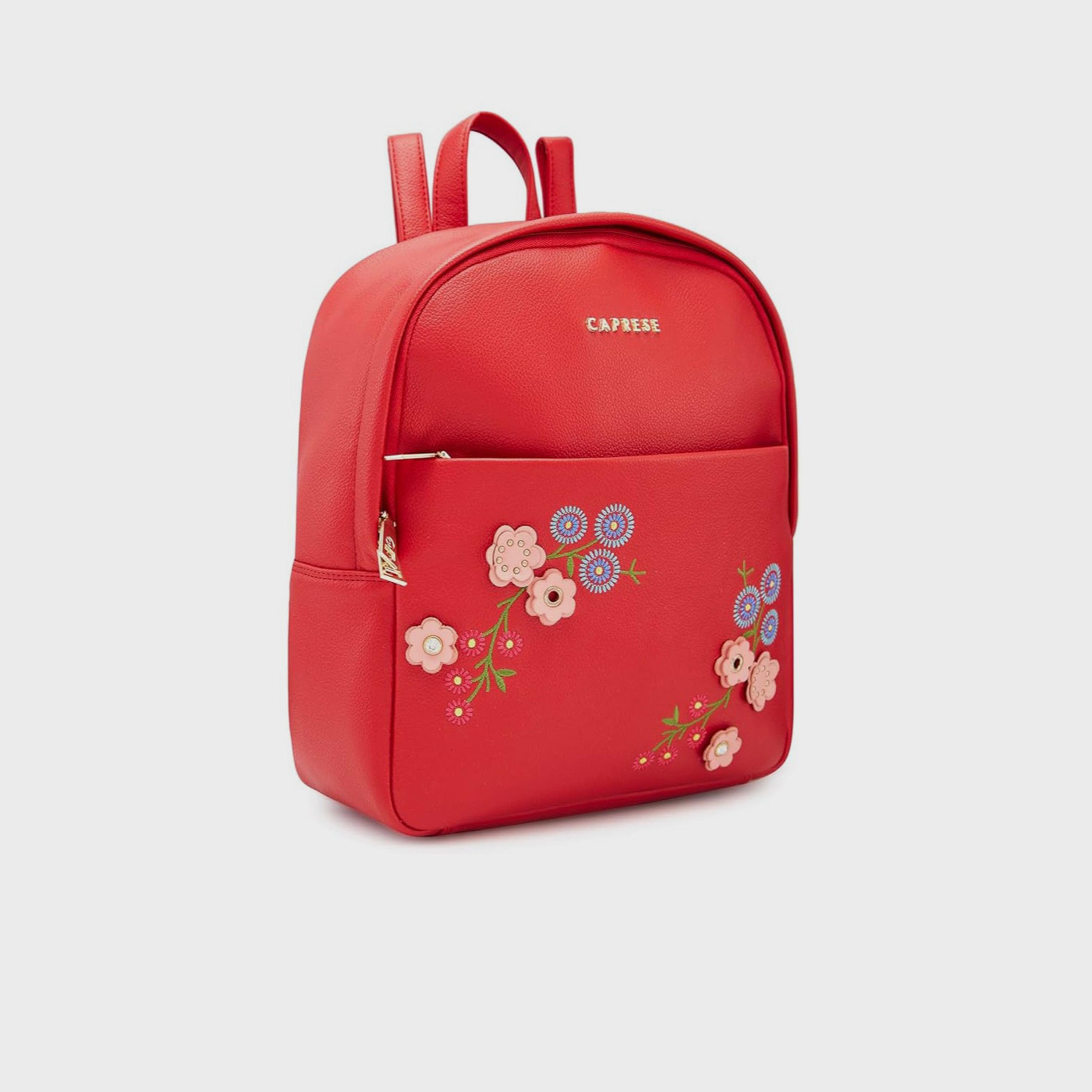 Caprese Embellishment Top Handle Mini Backpack with Zipper Closure and Adjustable Strap | 30 x 26 x 11 cm-travel-luggagesandbags-backpacks-image-5