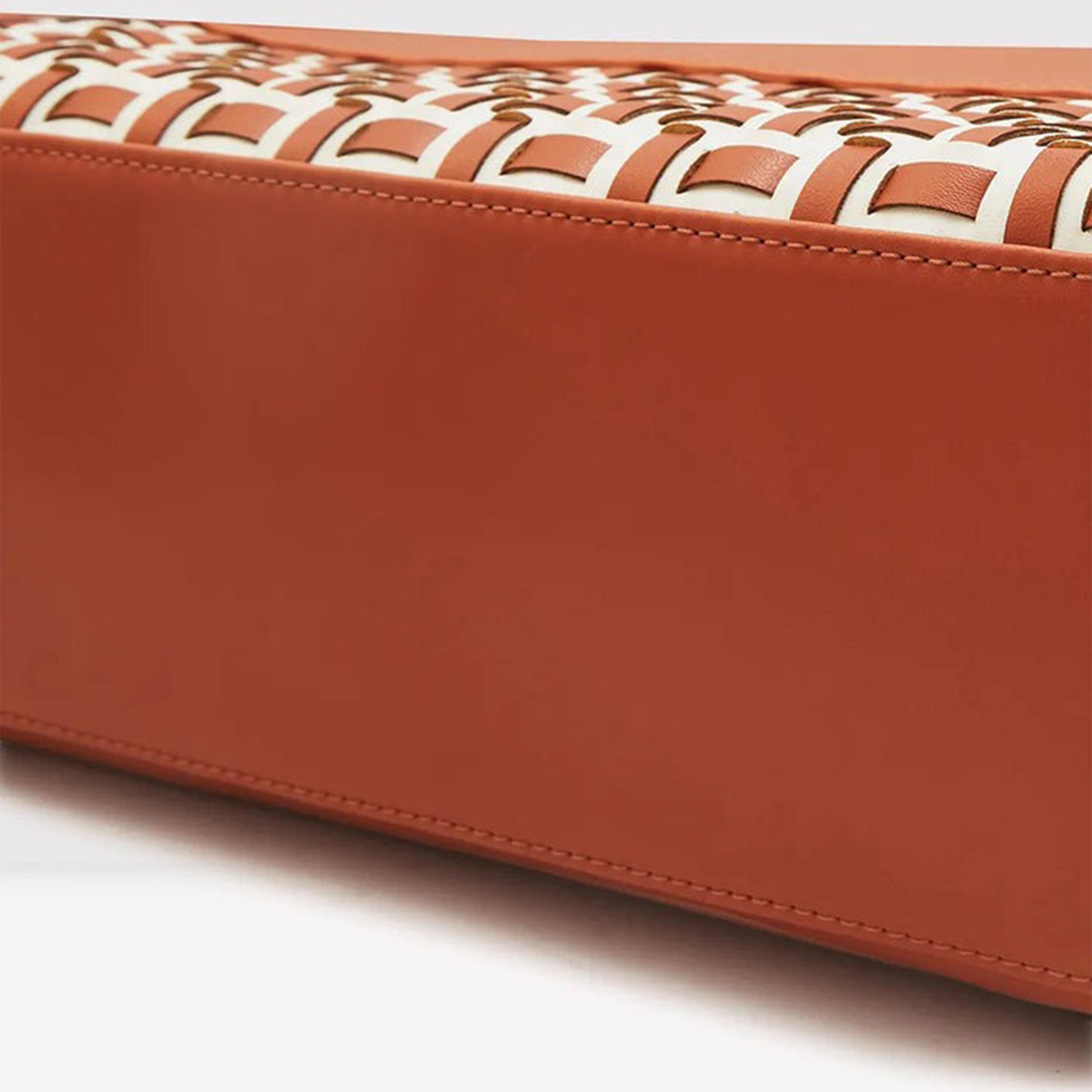 Caprese Textured Double-Handle Shoulder Bag with Zipper Closure and Detachable Strap | 35 x 25 x 12 cm-women-bagsandwallets-handbags-image-7