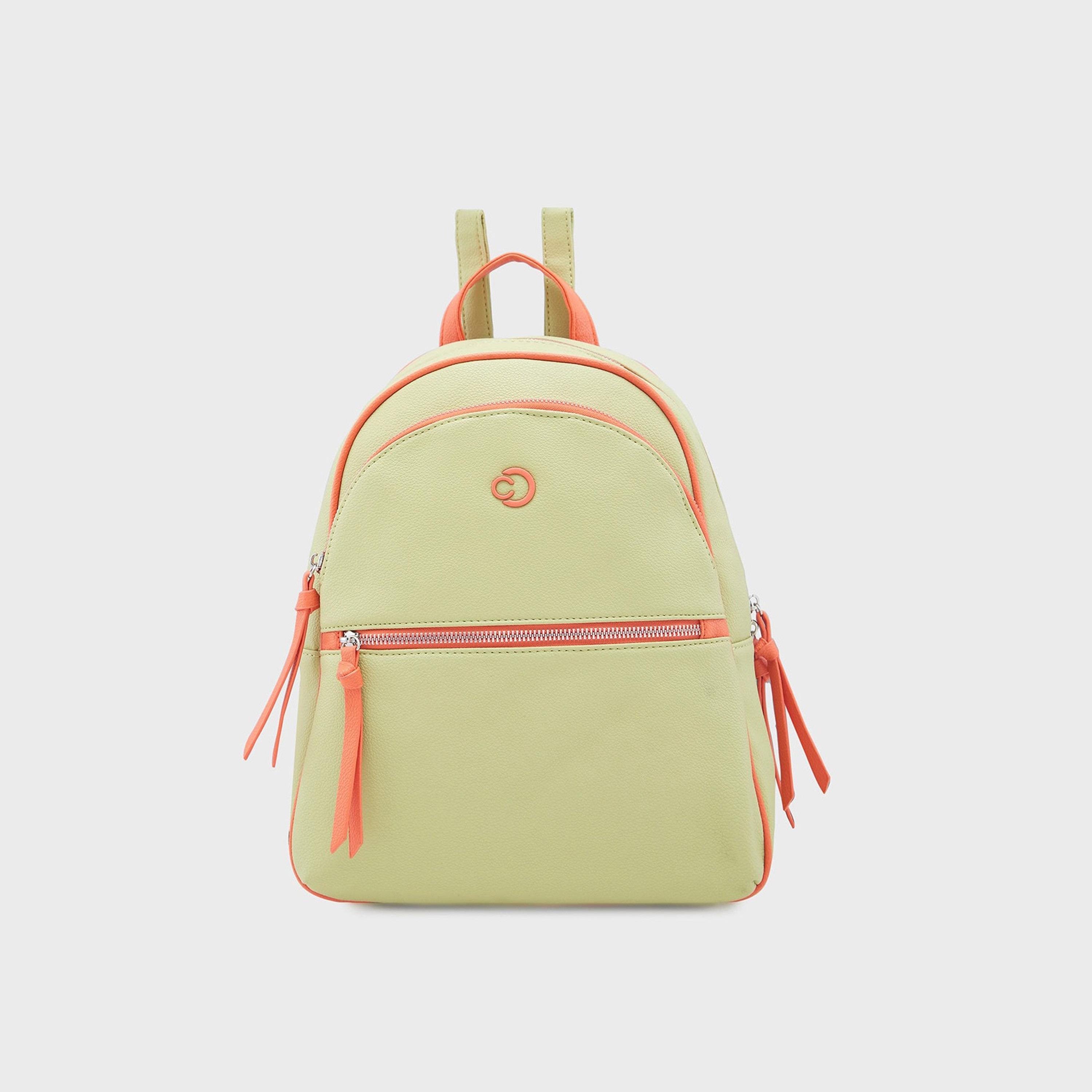 Caprese Top Handle Mini Backpack with Zipper Closure and Adjustable Strap | 33 x 27 x 12 cm-travel-luggagesandbags-backpacks-image-1