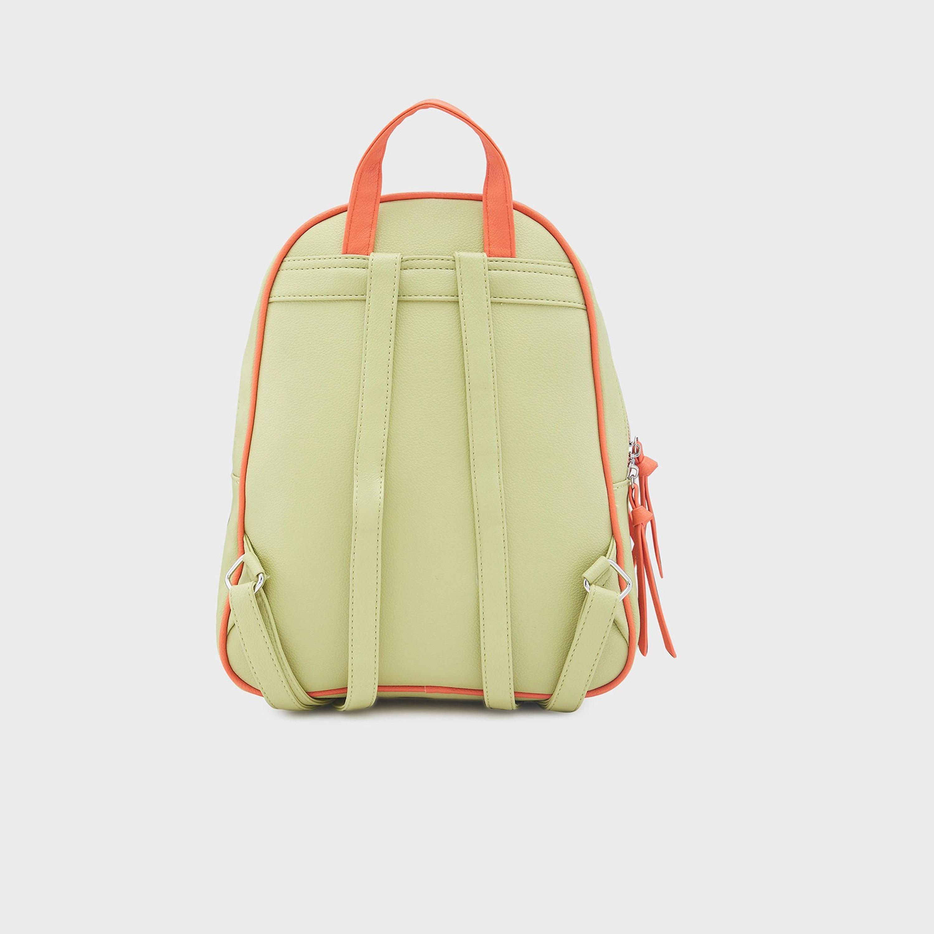 Caprese Top Handle Mini Backpack with Zipper Closure and Adjustable Strap | 33 x 27 x 12 cm-travel-luggagesandbags-backpacks-image-6