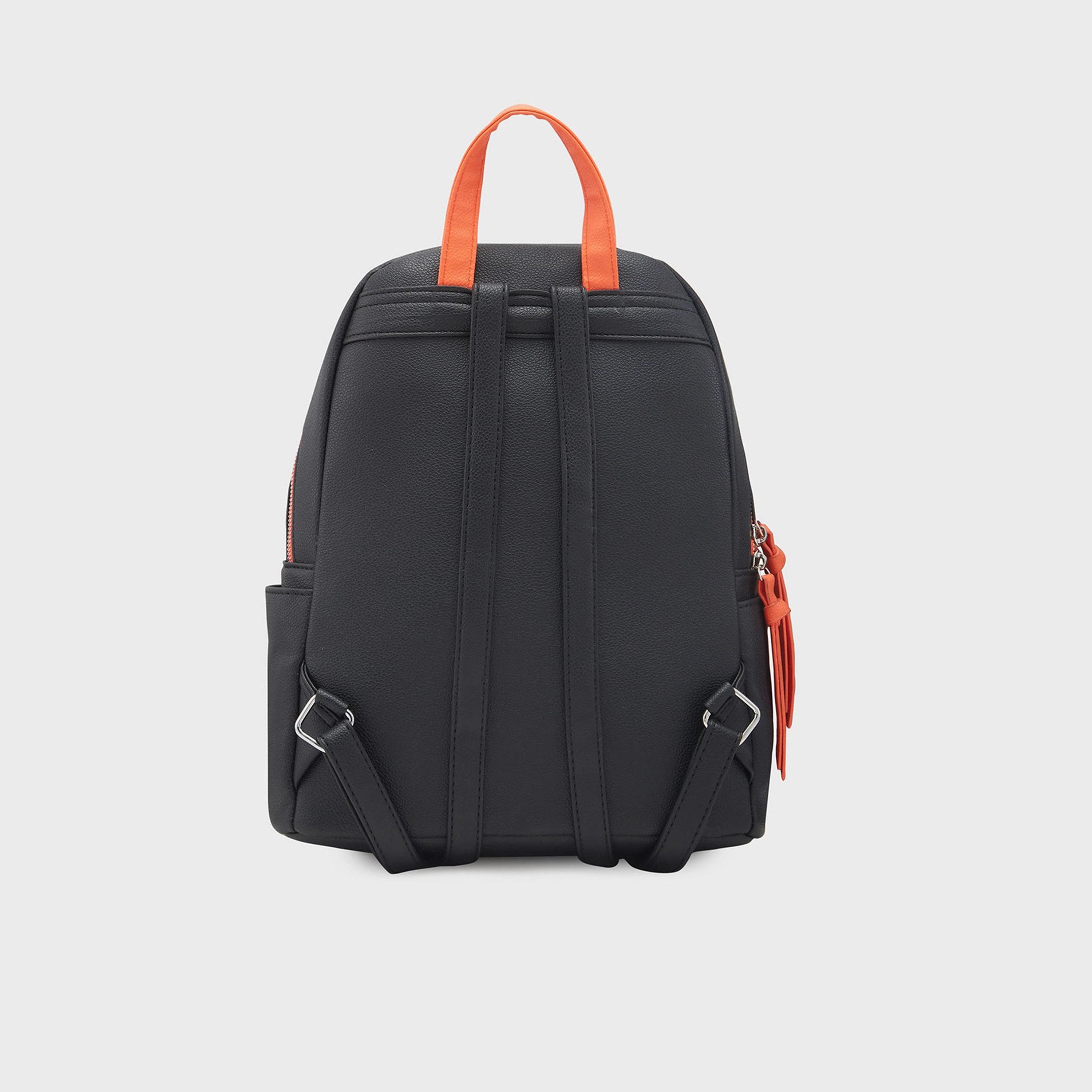 Caprese Top Handle Mini Backpack with Zipper Closure and Adjustable Strap | 28 x 24 x 13 cm-travel-luggagesandbags-backpacks-image-6