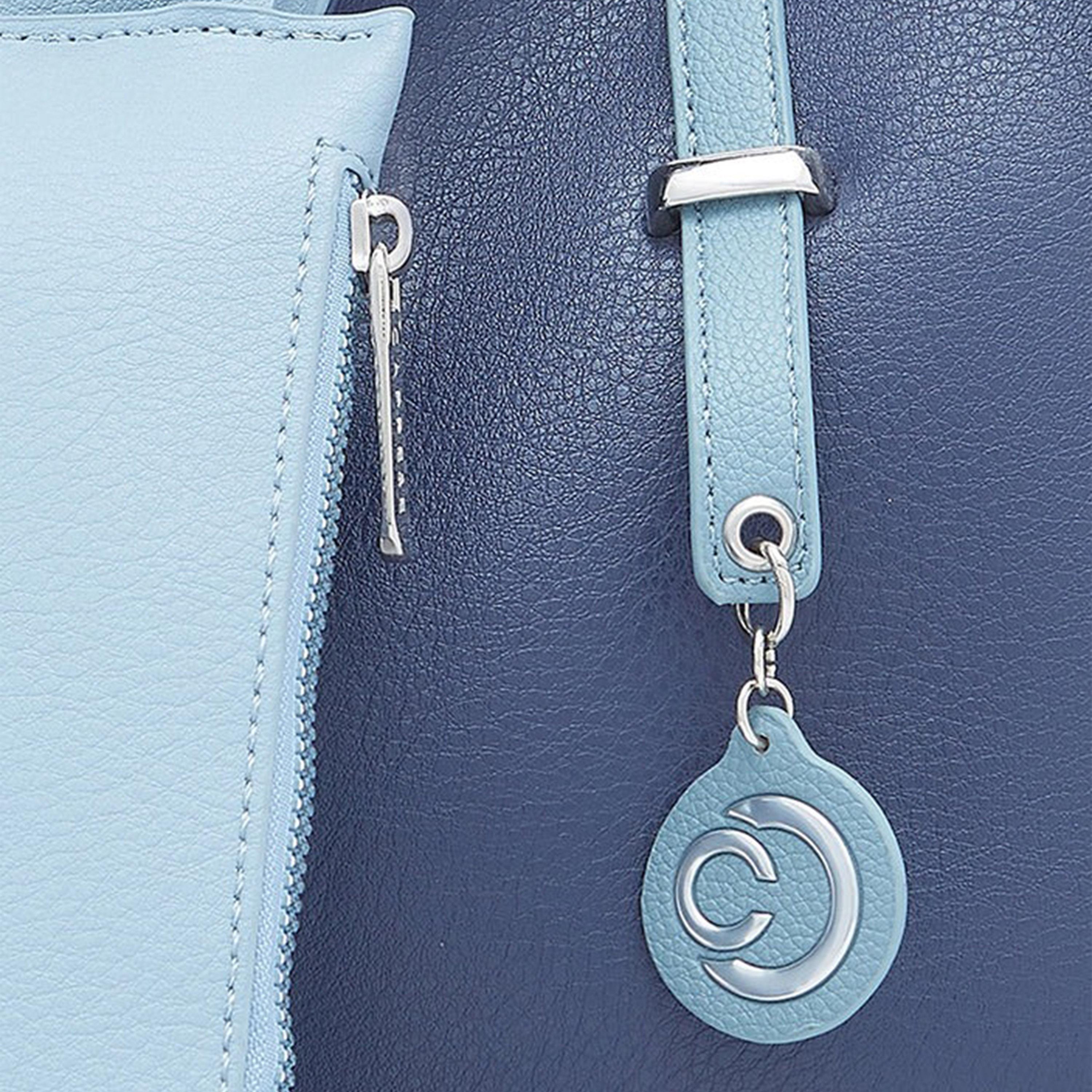 Caprese Double-Handle Shoulder Bag with Flap Closure | 34 x 29 x 13 cm-women-bagsandwallets-handbags-image-7