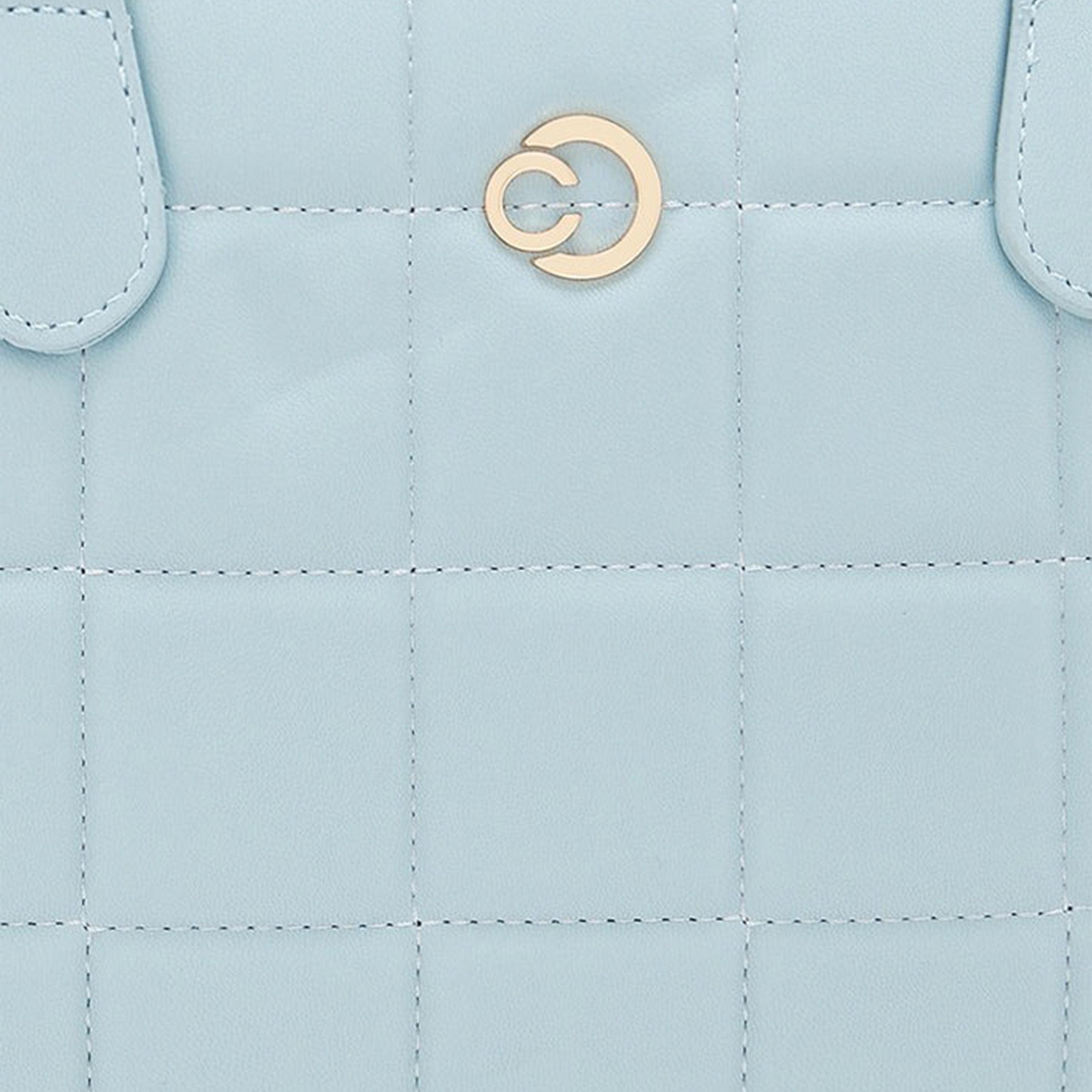 Caprese Quilted Double-Handle Laptop Bag with Zipper Closure and Detachable Strap | 45 x 29 x 14 cm-women-bagsandwallets-handbags-image-7