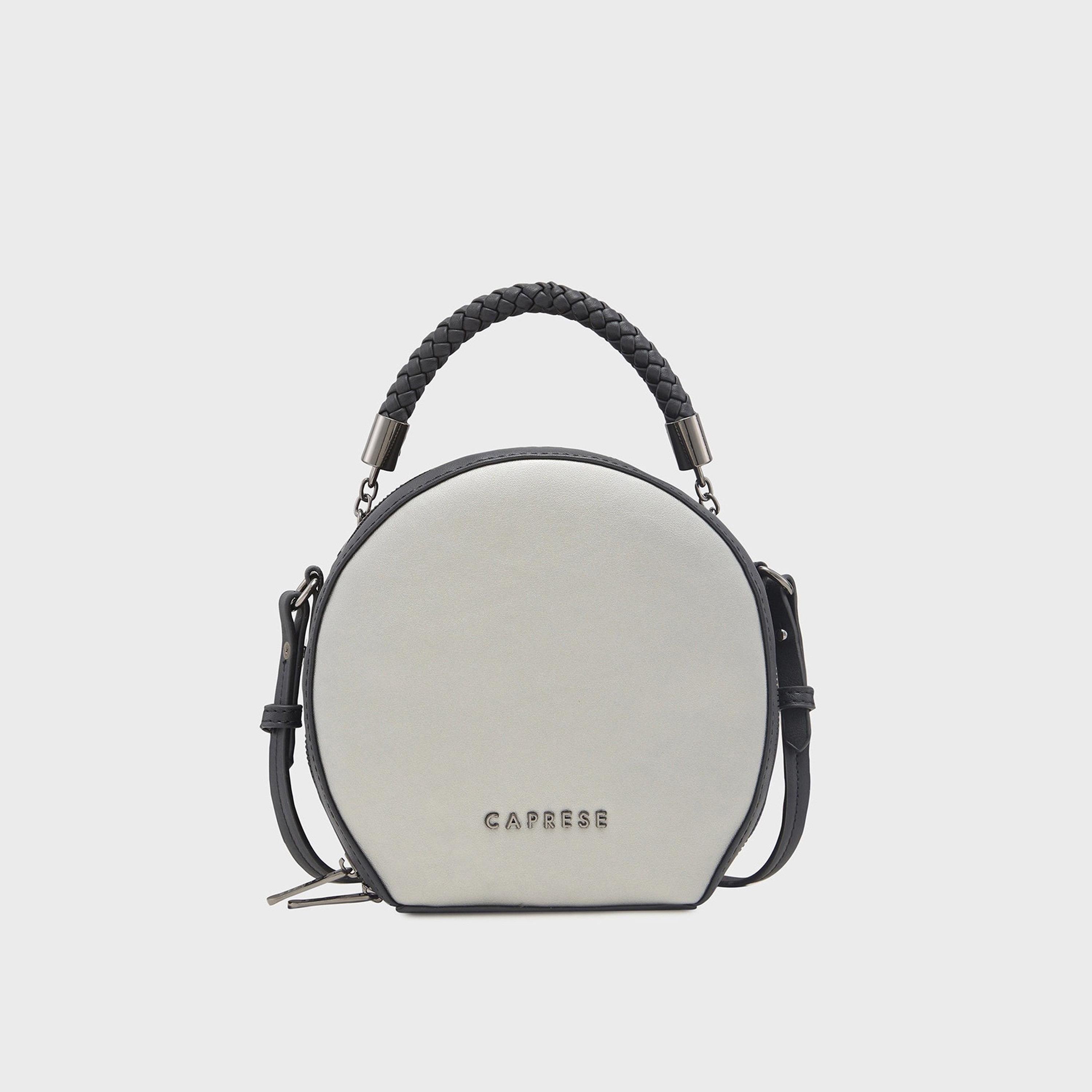 حقيبة كروس بمقبض علوي من كابريزي مع إغلاق بسحاب وحزام قابل للتعديل | 20 × 19 × 6 سم-women-bagsandwallets-handbags-image-1