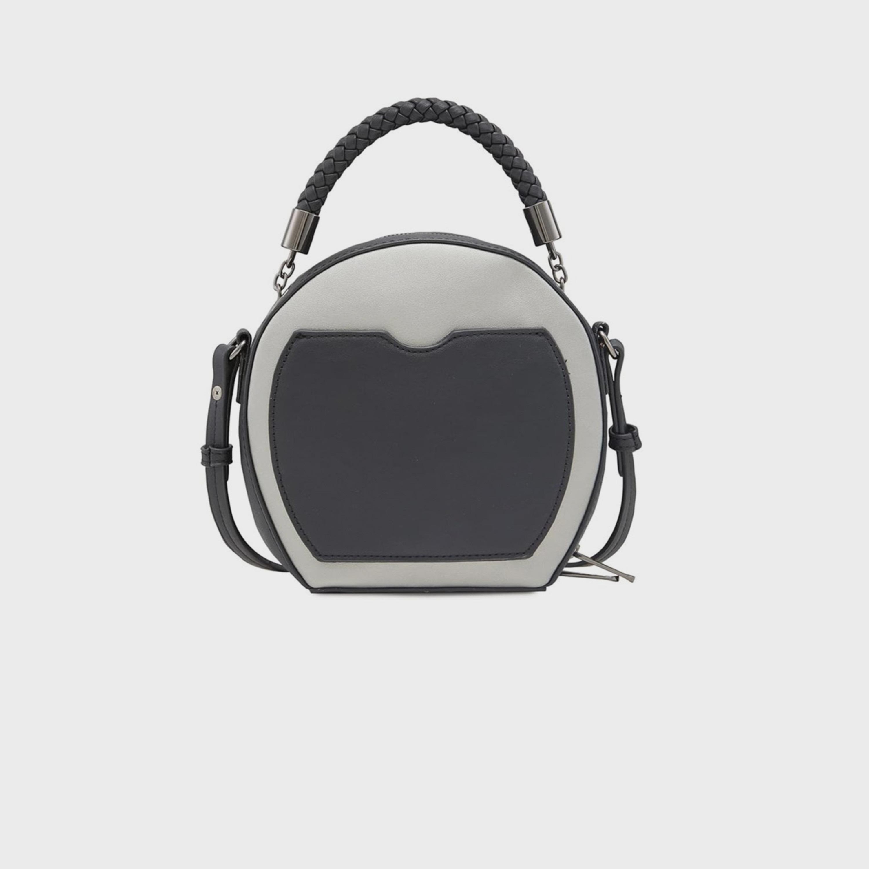 حقيبة كروس بمقبض علوي من كابريزي مع إغلاق بسحاب وحزام قابل للتعديل | 20 × 19 × 6 سم-women-bagsandwallets-handbags-image-9