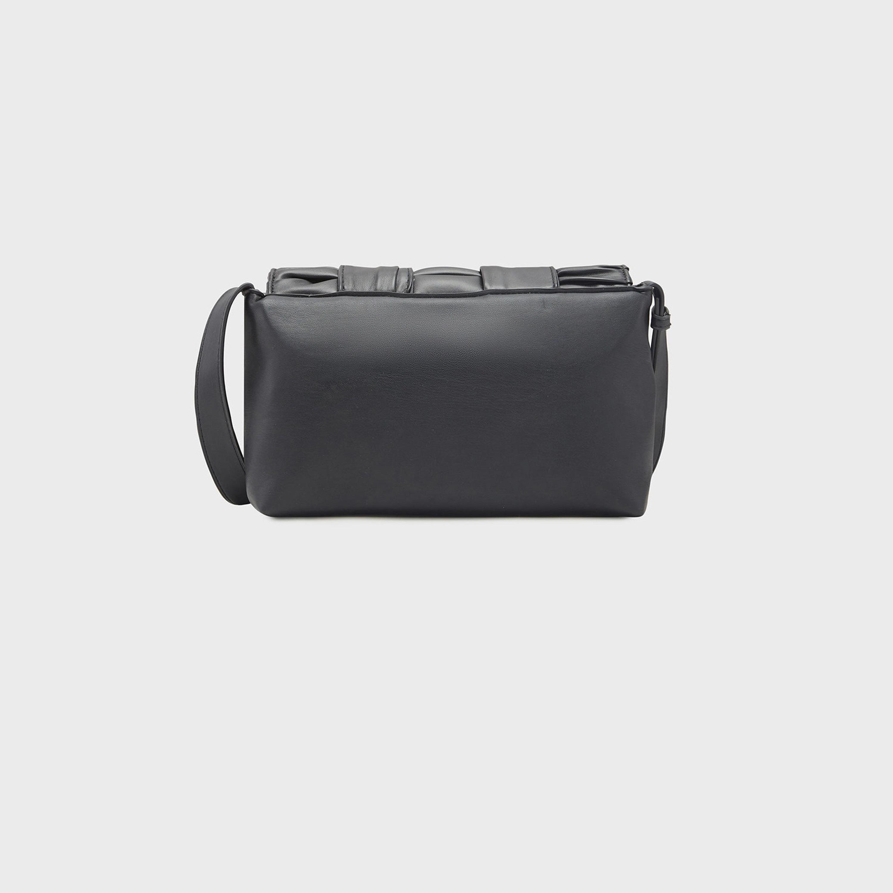 Caprese Textured Sling Bag with Flap Closure and Adjustable Strap | 27 x 15 x 6 cm-women-bagsandwallets-handbags-image-6