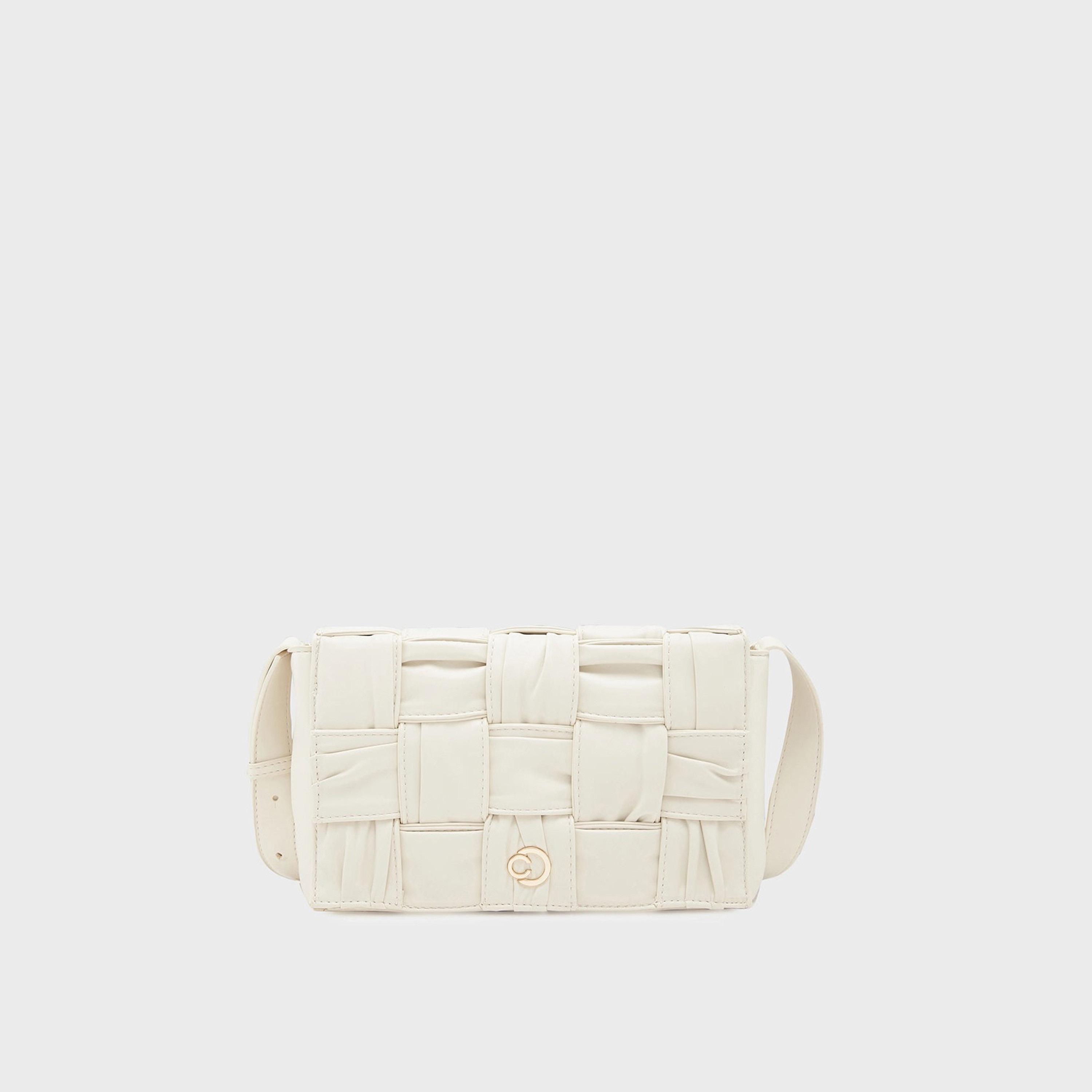 Caprese Textured Sling Bag with Flap Closure and Adjustable Strap | 27 x 16 x 6 cm-women-bagsandwallets-handbags-image-1