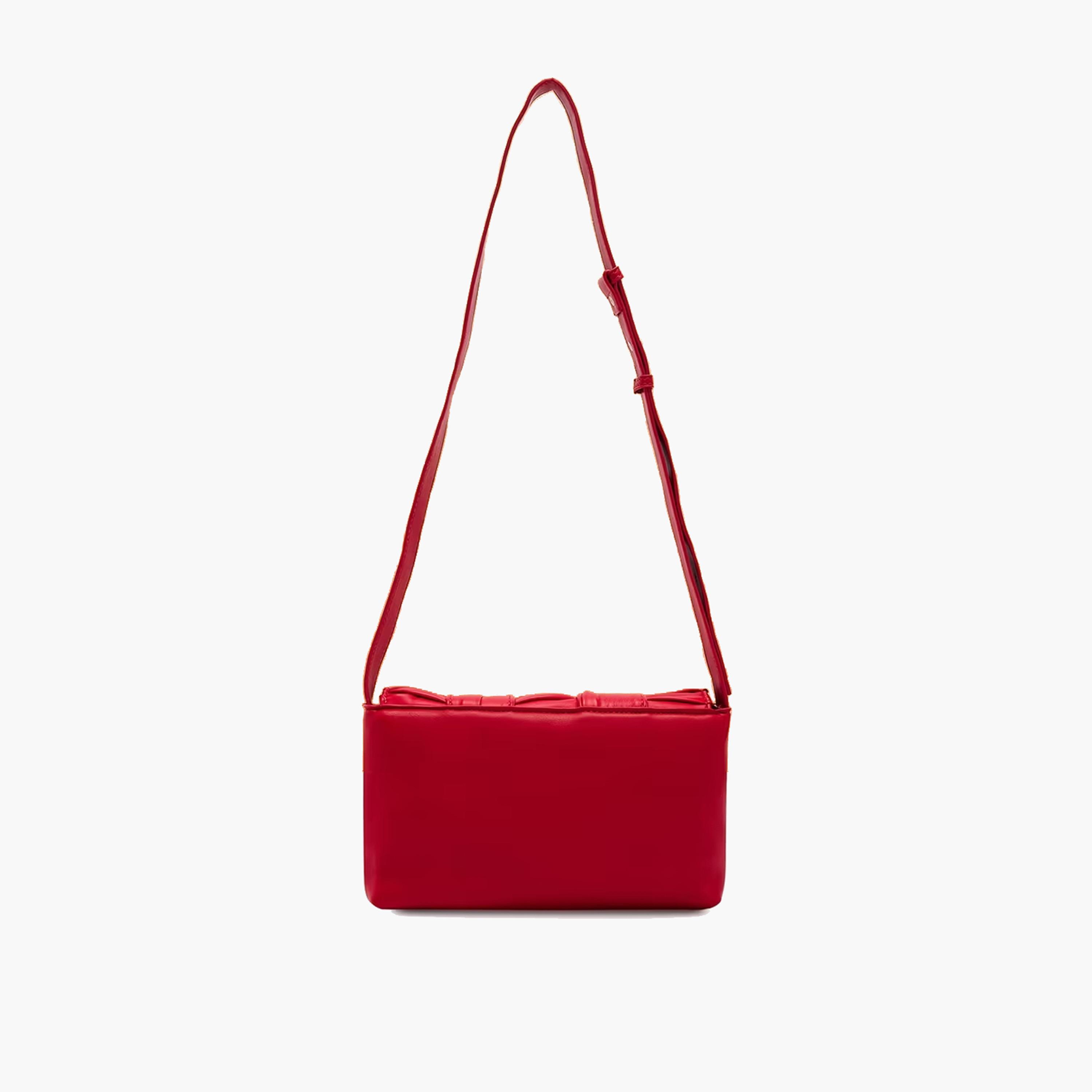 Caprese Textured Sling Bag with Flap Closure and Adjustable Strap | 27 x 16 x 6 cm-women-bagsandwallets-handbags-image-5