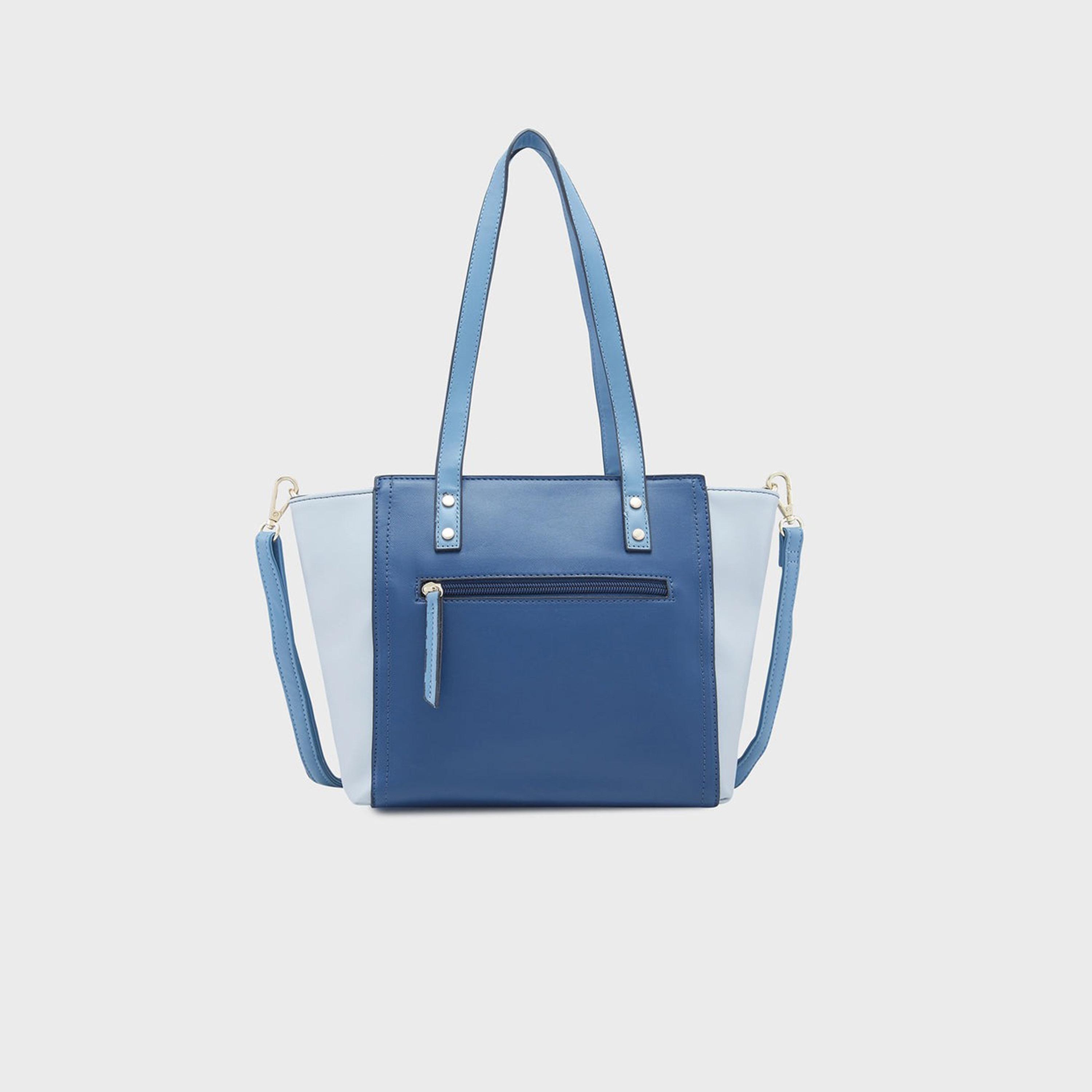 Caprese Double-Handle Satchel Bag with Zipper Closure and Detachable Strap | 34 x 25 x 13 cm-women-bagsandwallets-handbags-image-9