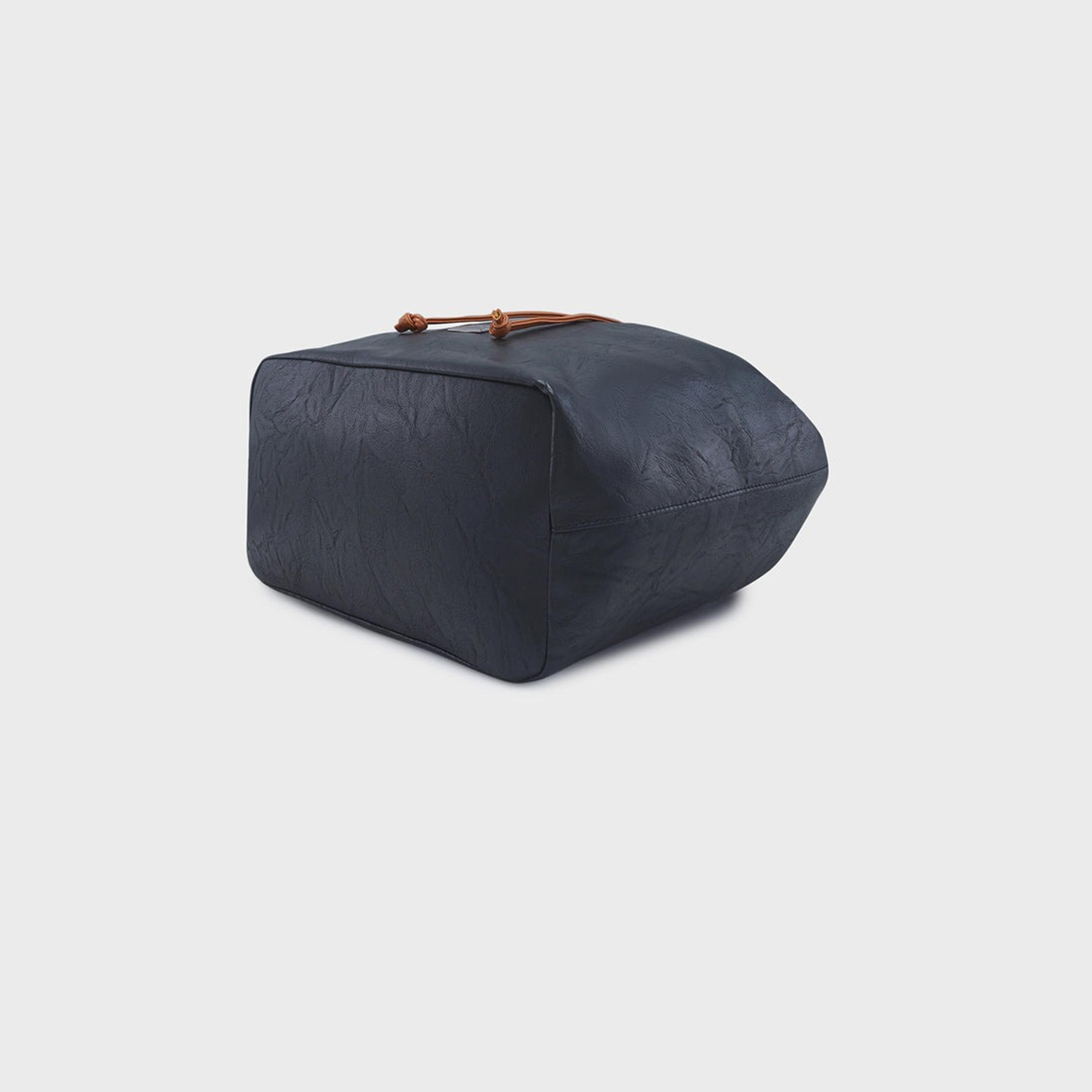 Caprese Self Design Double-Handle Shoulder Bag with Drawstring Closure | 33 x 25 x 14 cm-women-bagsandwallets-handbags-image-7