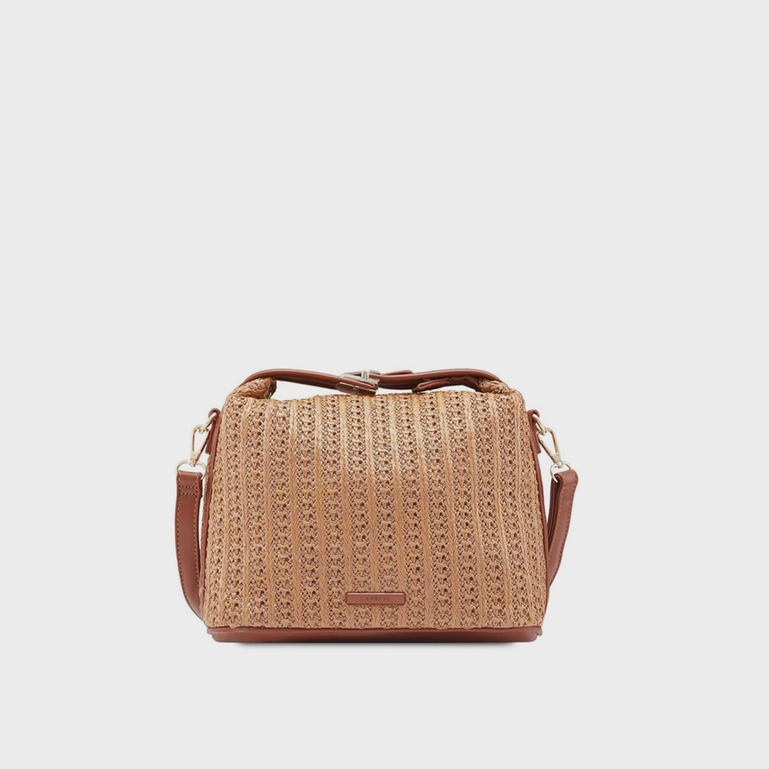 حقيبة كروس كبريزي بسحاب للإغلاق وحزام قابل للإزالة | 29 × 23 × 13 سم-women-bagsandwallets-handbags-image-1