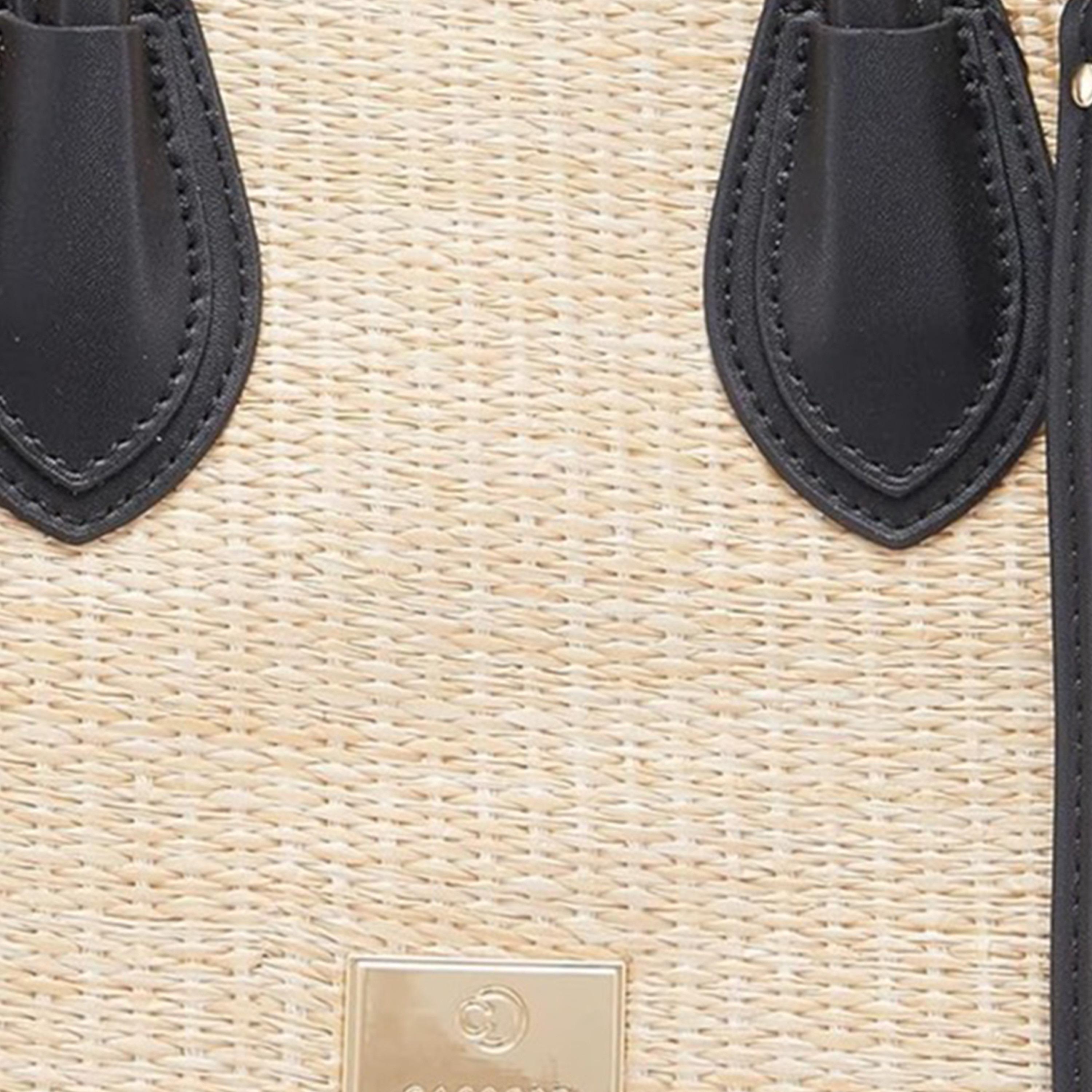 Caprese Textured Double-Handle Shoulder Bag with Zipper Closure | 37 x 22 x 15 cm-women-bagsandwallets-handbags-image-7