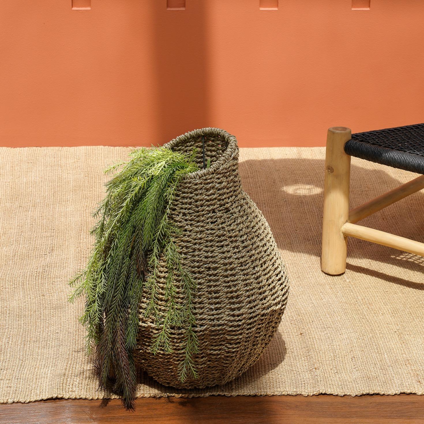Woonen Sea Grass Vase - 50 cm