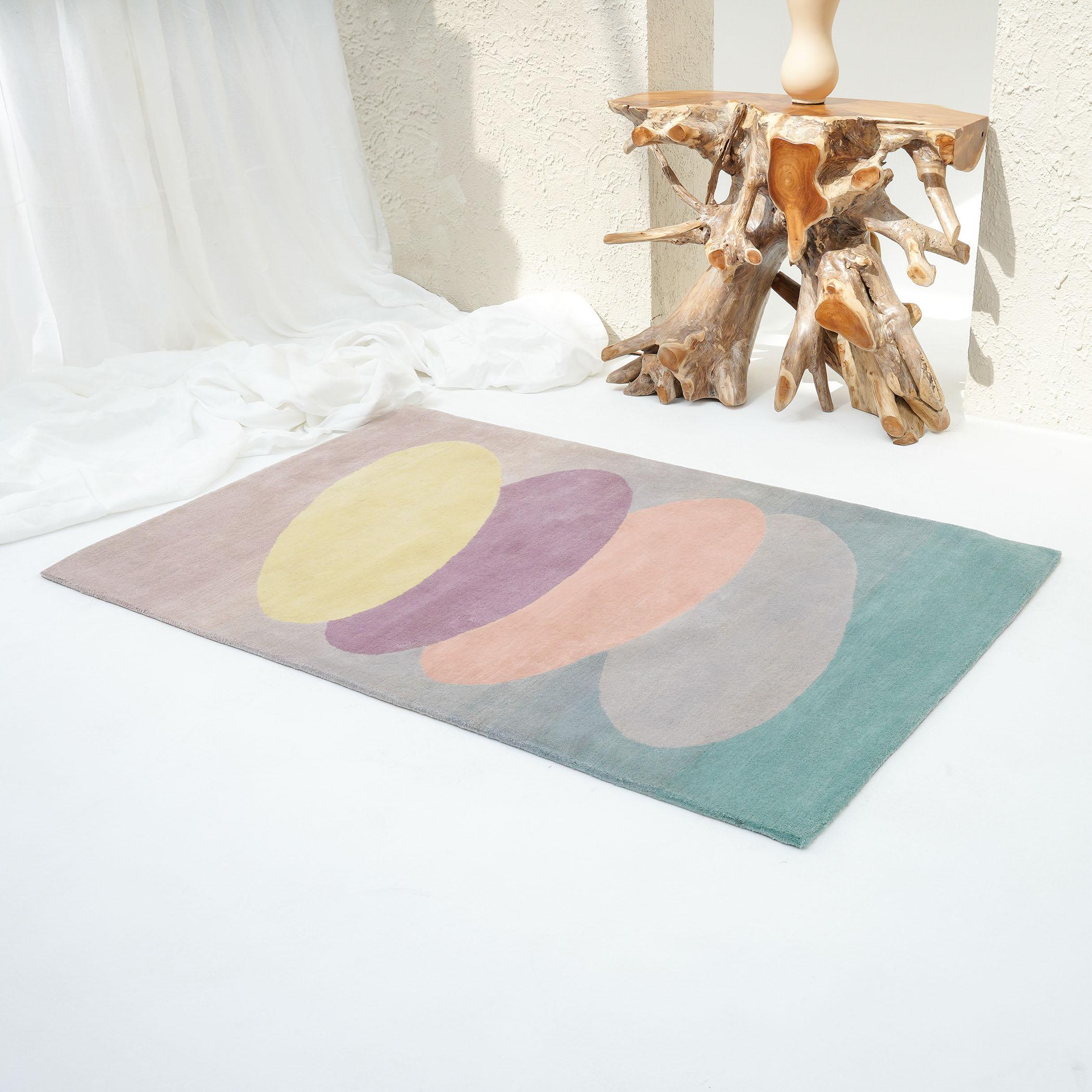Ombre Stack Bamboo Silk Rug - 123x183 cm
