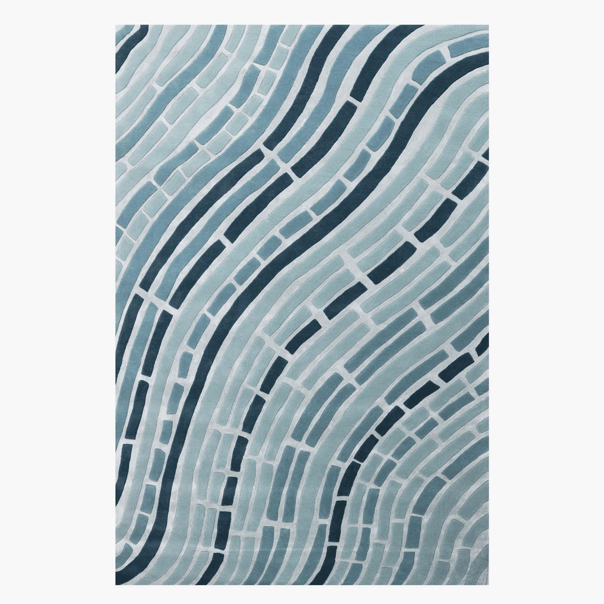 Sail Wool and Bamboo Silk Rug - 180x260 cm