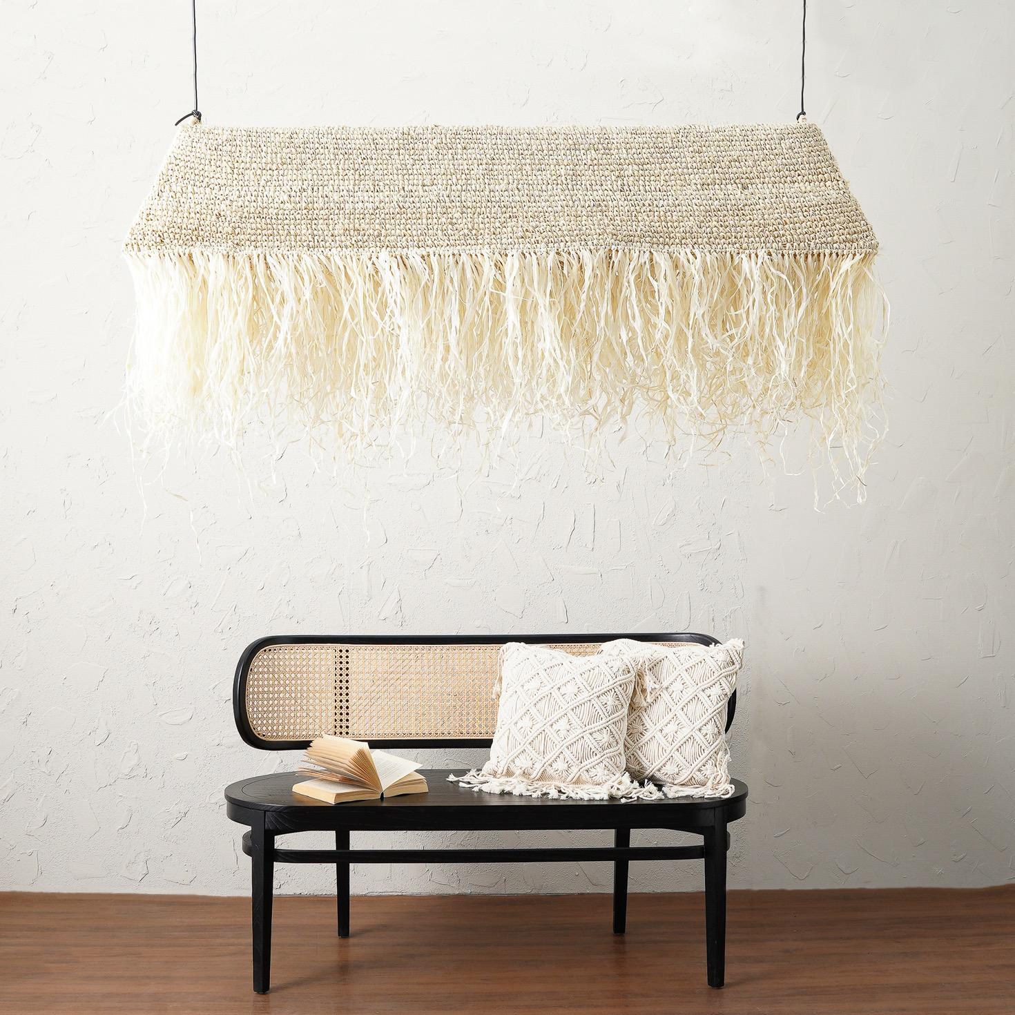 Aurora 4-Light Rattan Pendant Lamp