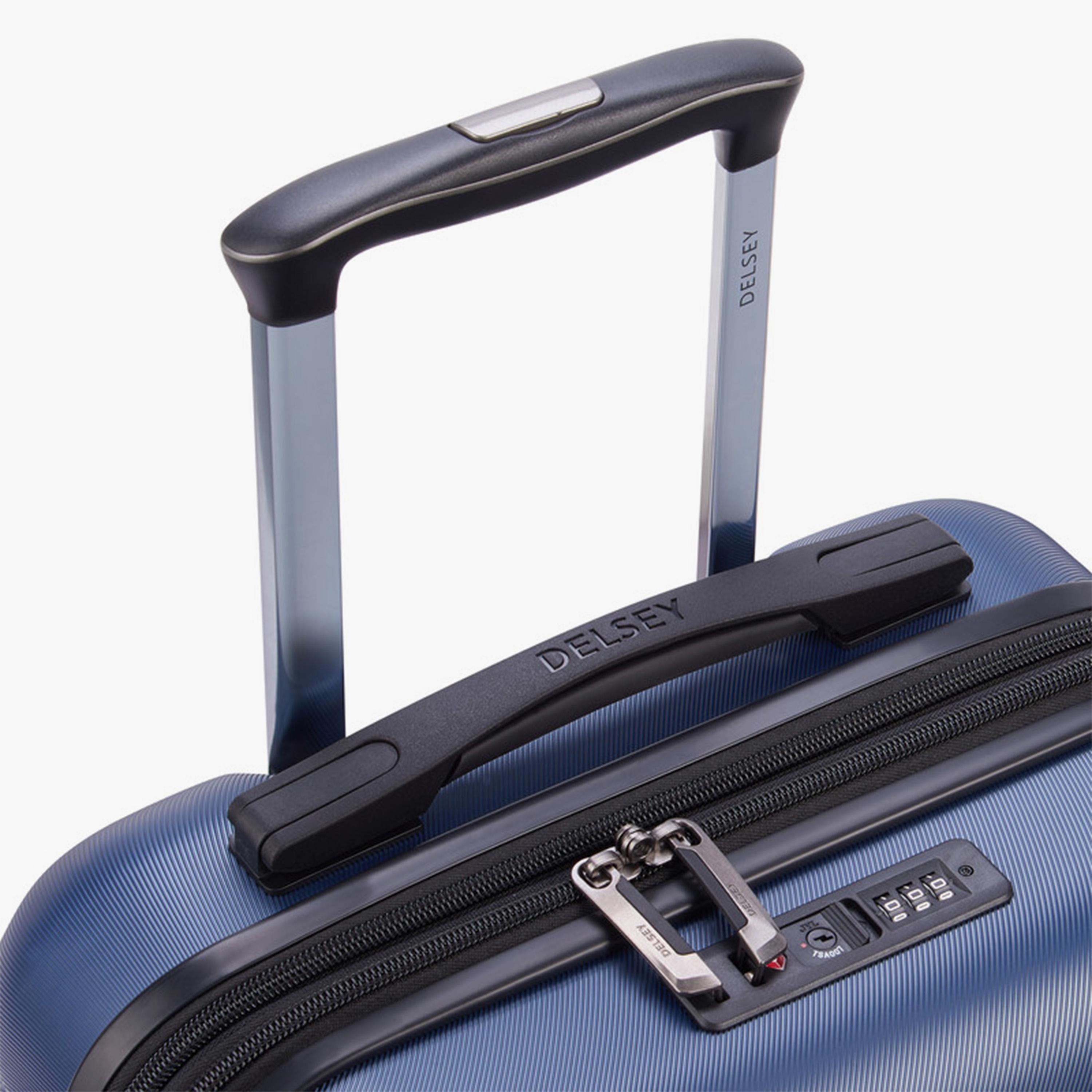 Delsey Paris Air Armour 55 CM Small Cabin Polycarbonate with ABS Hard Sided 4-Wheeler Spinner Trolley Bag with TSA Lock-travel-luggagesandbags-luggage-image-8