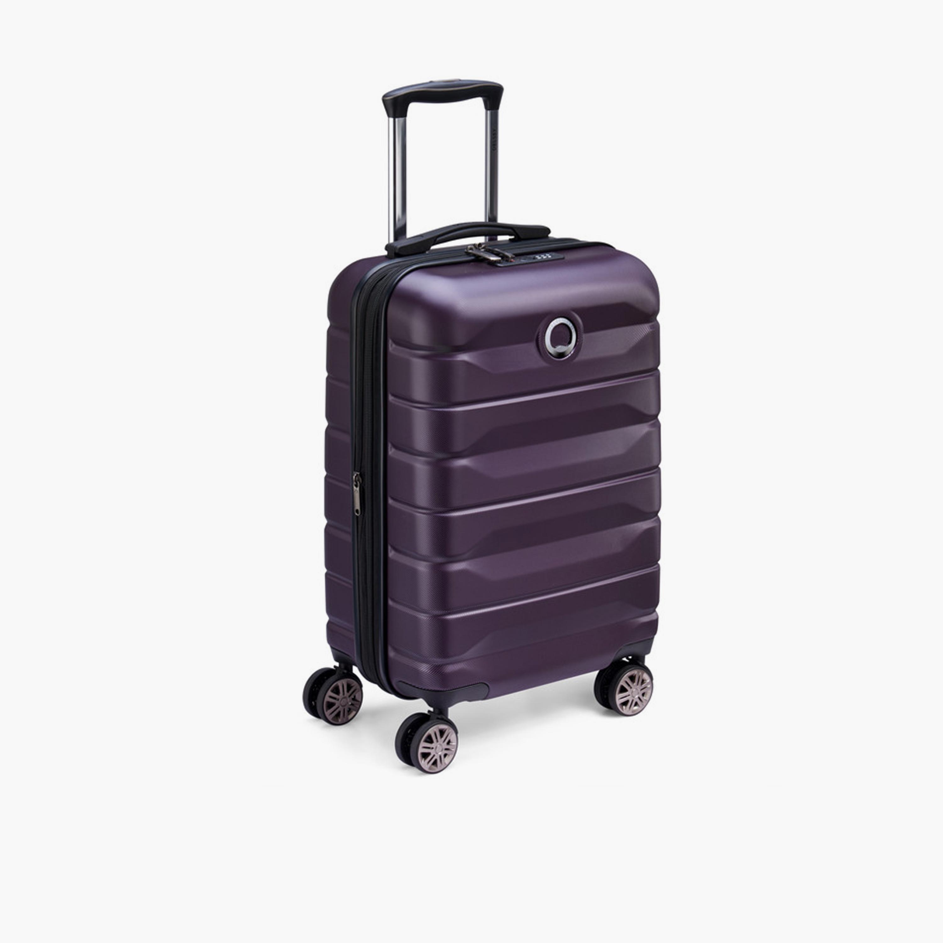 Delsey Paris Air Armour 55 CM Small Cabin Polycarbonate with ABS Hard Sided 4-Wheeler Spinner Trolley Bag with TSA Lock-travel-luggagesandbags-luggage-image-5