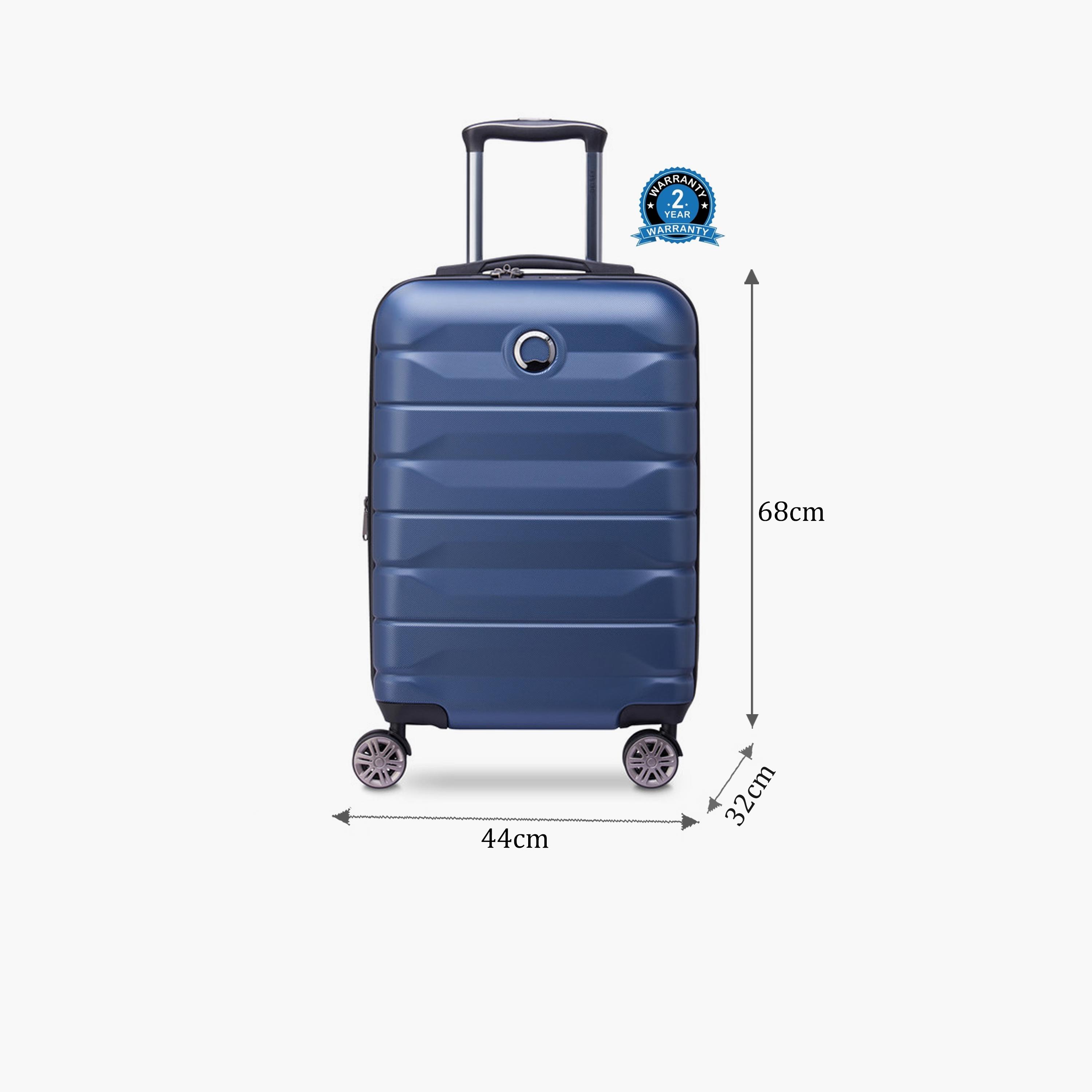 Delsey Paris Air Armour 68 CM Medium Checkin Polycarbonate with ABS Hard Sided 4-Wheeler Spinner Trolley Bag with TSA Lock-travel-luggagesandbags-luggage-image-2
