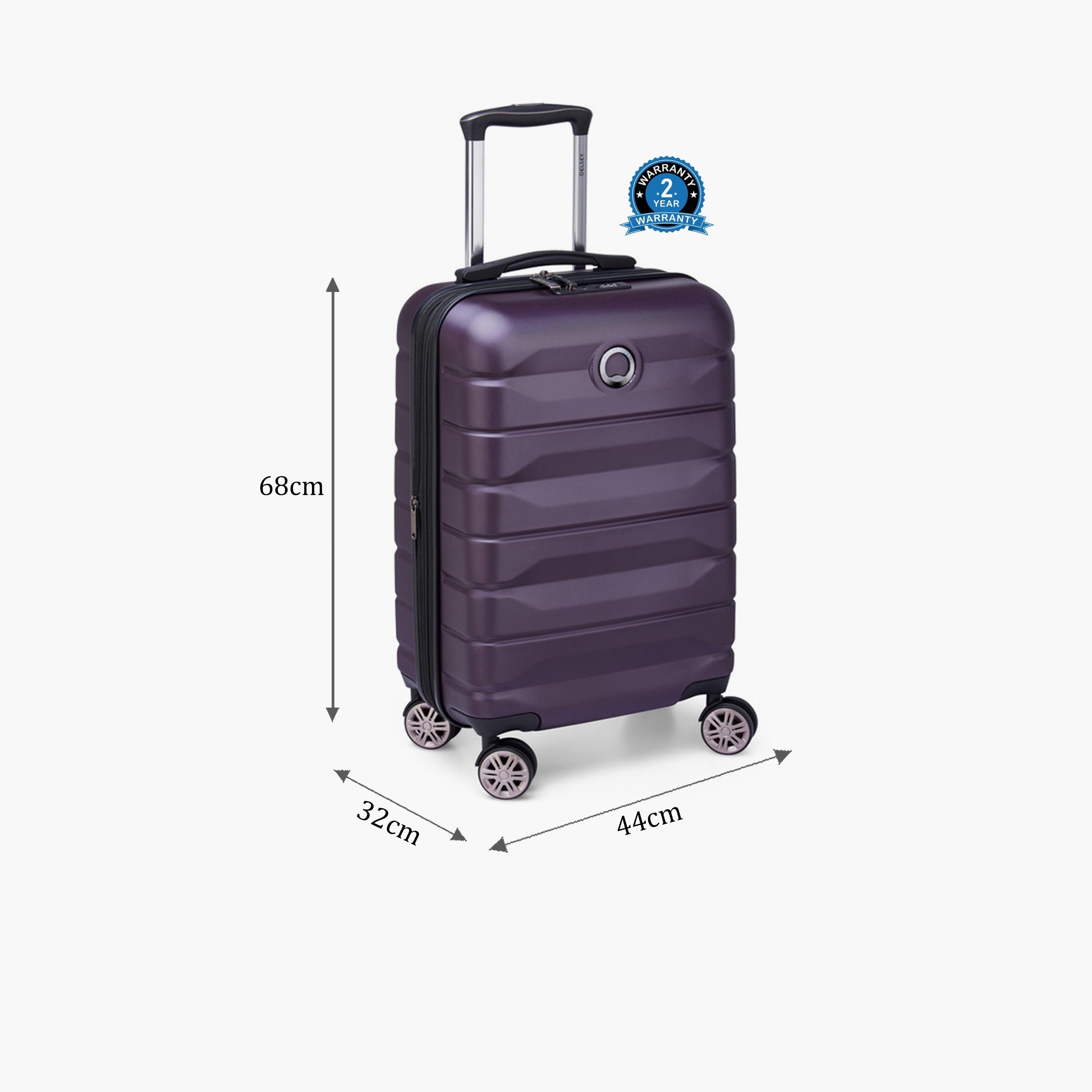 Delsey Paris Air Armour 68 CM Medium Checkin Polycarbonate with ABS Hard Sided 4-Wheeler Spinner Trolley Bag with TSA Lock-travel-luggagesandbags-luggage-image-2
