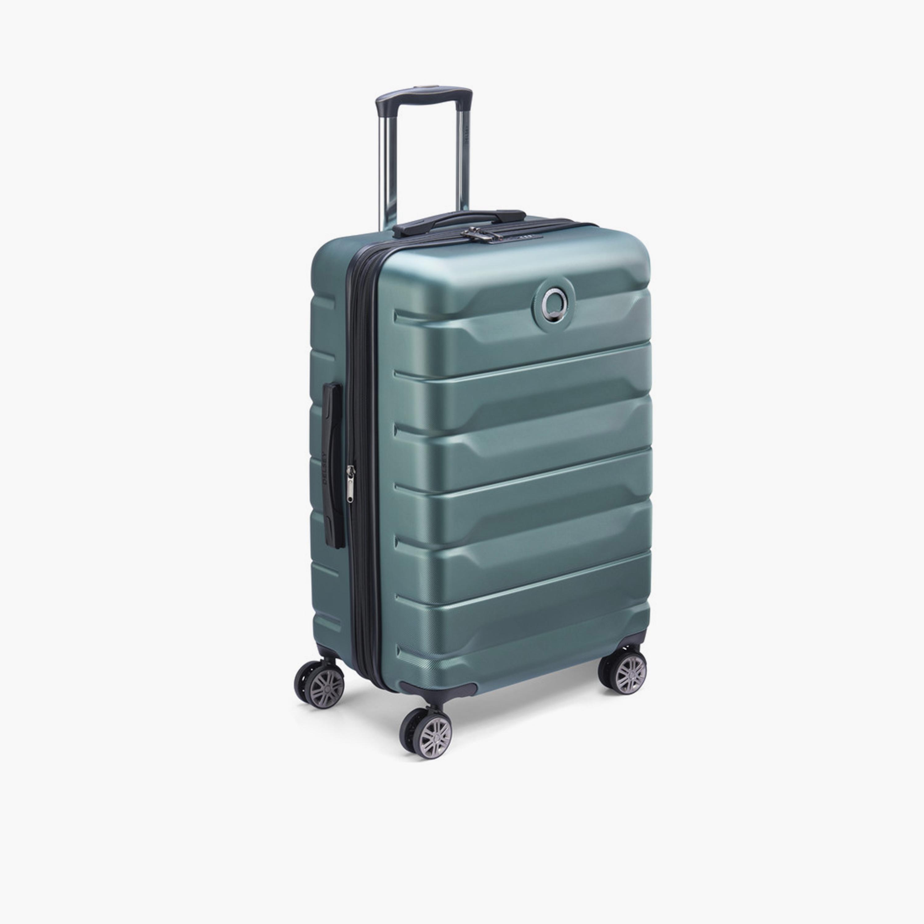 Delsey Paris Air Armour 68 CM Medium Checkin Polycarbonate with ABS Hard Sided 4-Wheeler Spinner Trolley Bag with TSA Lock-travel-luggagesandbags-luggage-image-5