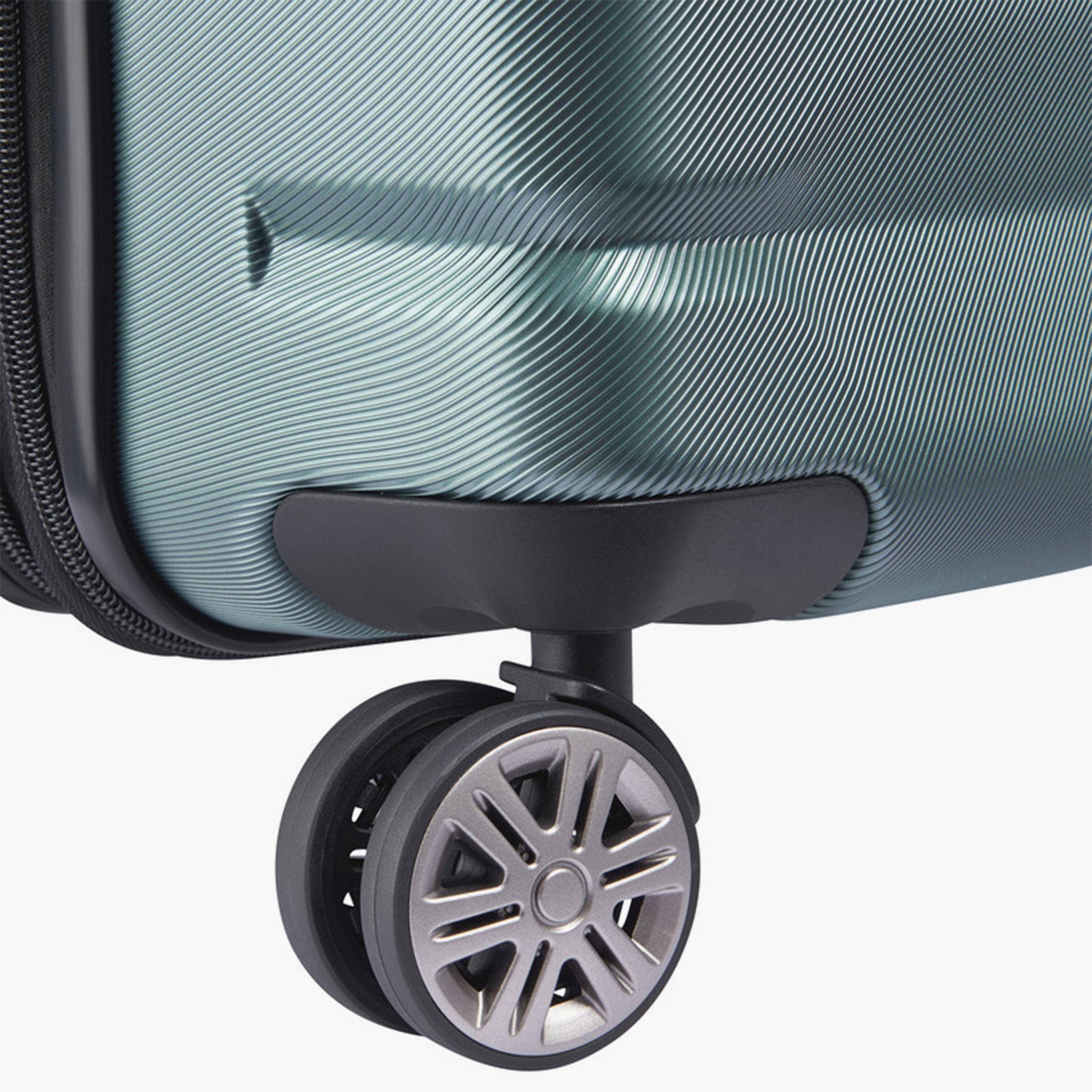 Delsey Paris Air Armour 68 CM Medium Checkin Polycarbonate with ABS Hard Sided 4-Wheeler Spinner Trolley Bag with TSA Lock-travel-luggagesandbags-luggage-image-8