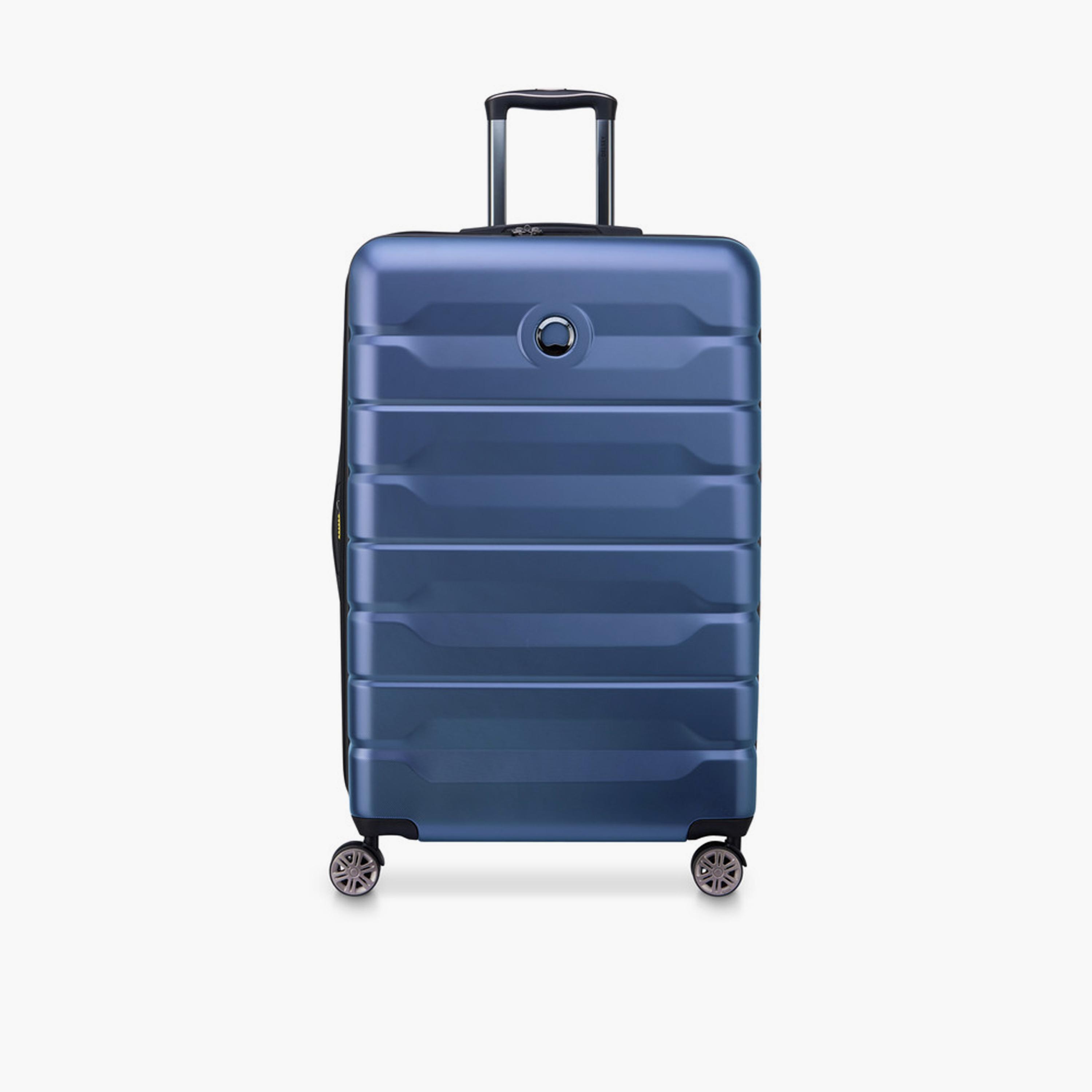 Delsey Paris Air Armour 78.5 CM Large Checkin Polycarbonate with ABS Hard Sided 4-Wheeler Spinner Trolley Bag with TSA Lock-travel-luggagesandbags-luggage-image-1