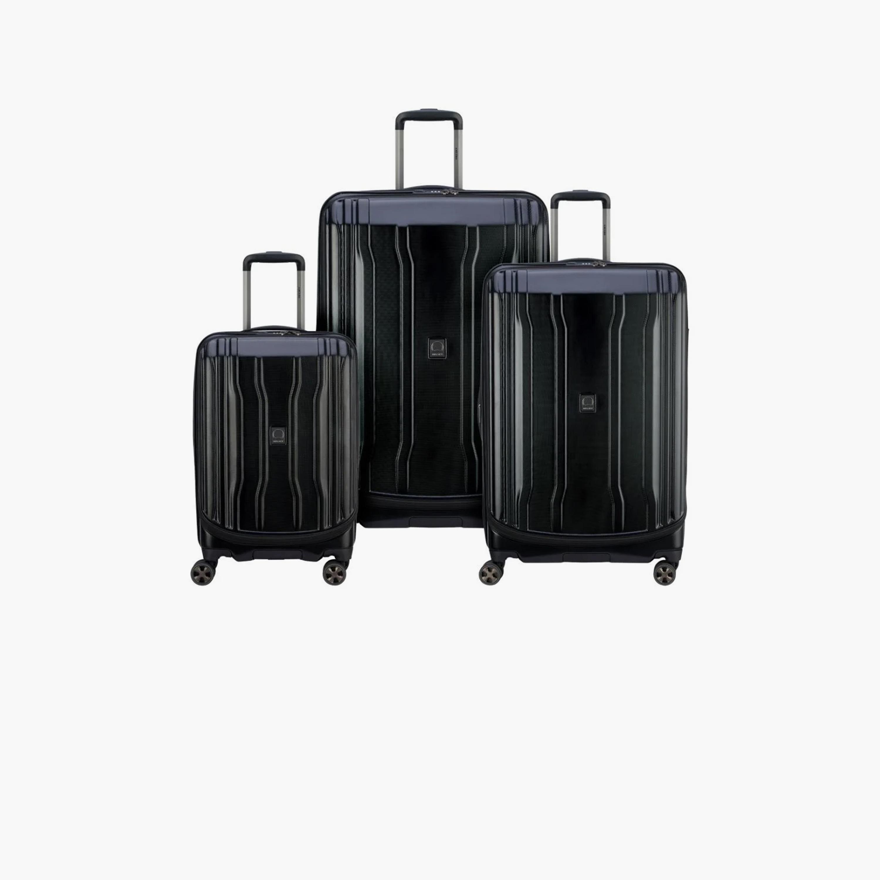 Delsey Paris Cruise 2.0 Set of 3 Polycarbonate with ABS Hard Sided 4-Wheeler Spinner Trolley Bag with TSA Lock-travel-luggagesandbags-luggage-image-1