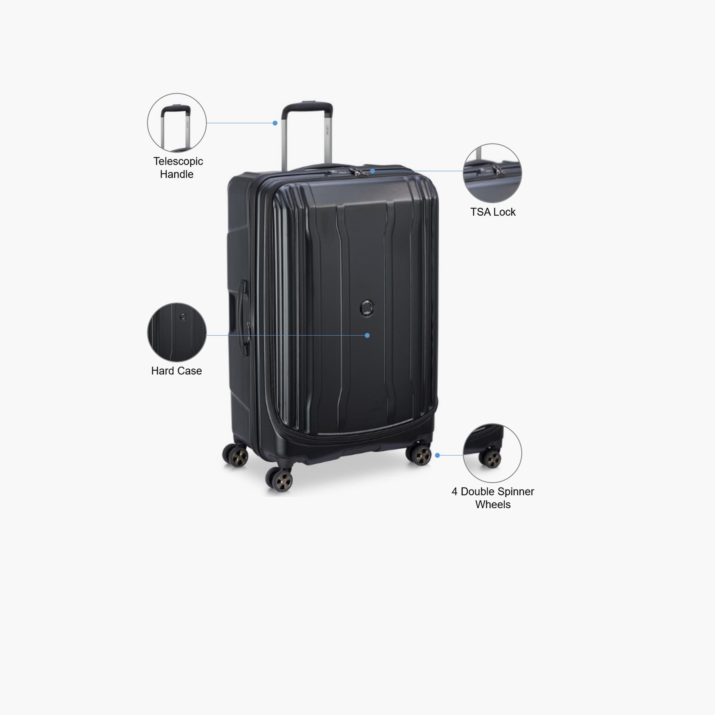 Delsey Paris Cruise 2.0 79.5 CM Large Checkin Polycarbonate with ABS Hard Sided 4-Wheeler Spinner Trolley Bag with TSA Lock-travel-luggagesandbags-luggage-image-3