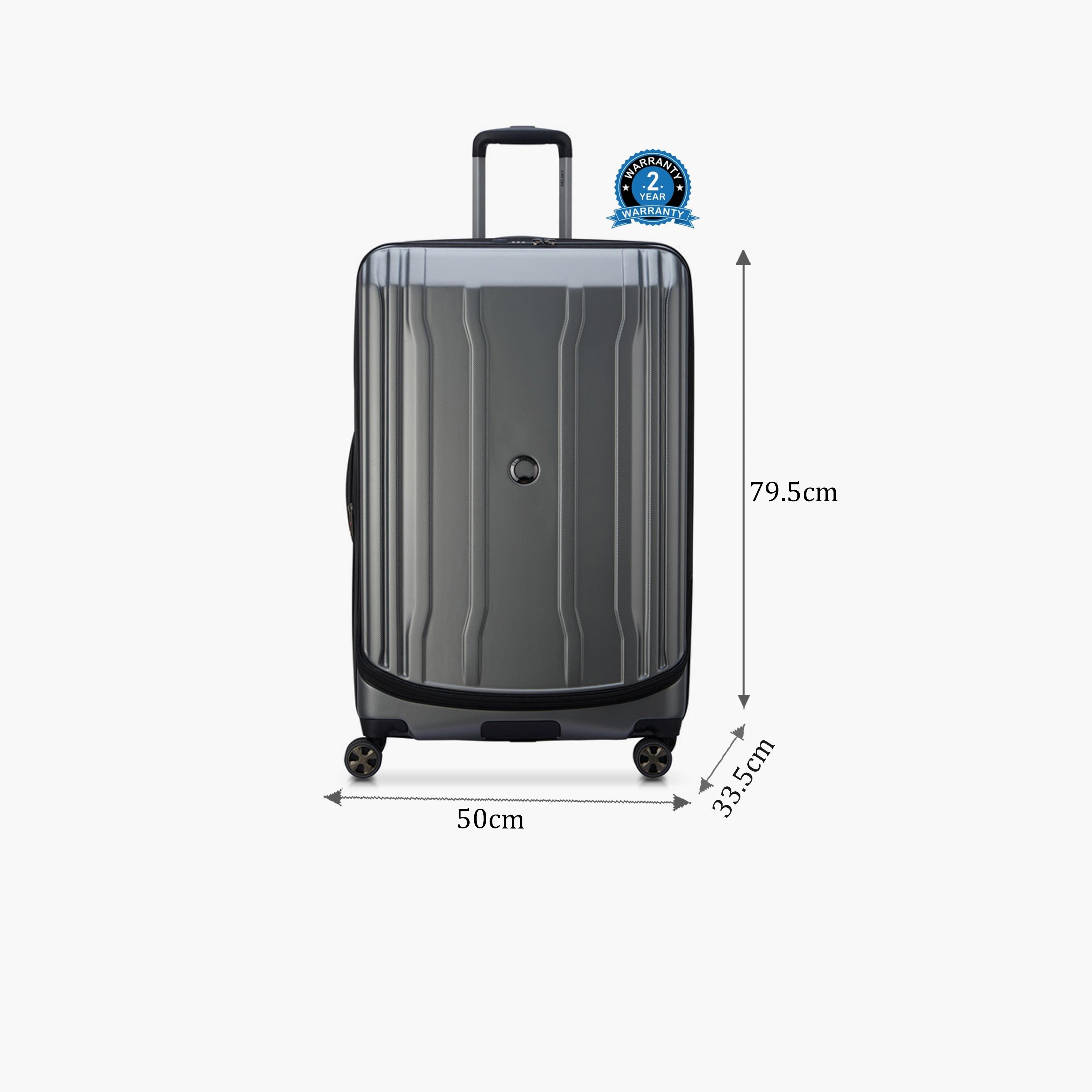 Delsey Paris Cruise 2.0 79.5 CM Large Checkin Polycarbonate with ABS Hard Sided 4-Wheeler Spinner Trolley Bag with TSA Lock-travel-luggagesandbags-luggage-image-2