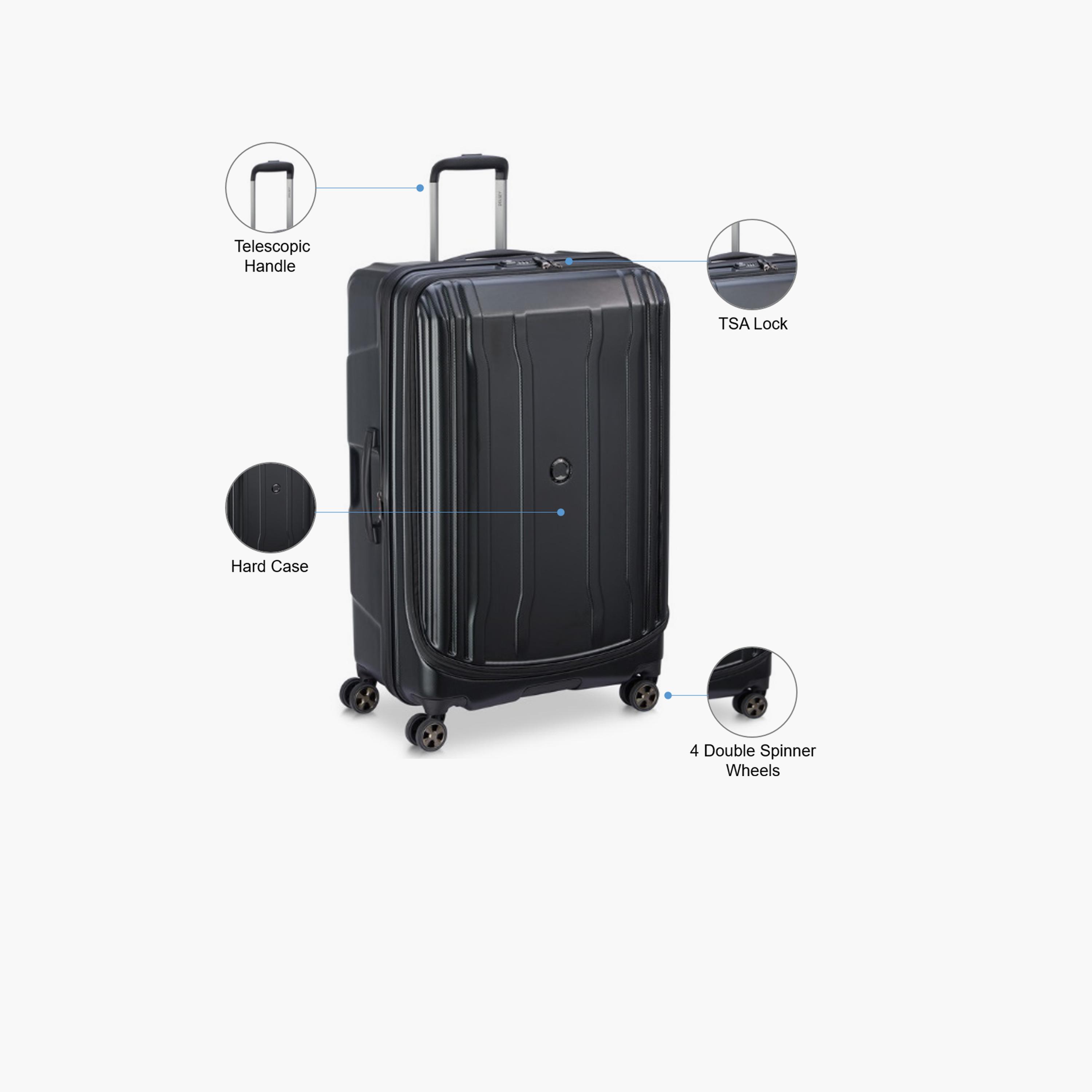 Delsey Paris Cruise 2.0 70 CM Medium Checkin Polycarbonate with ABS Hard Sided 4-Wheeler Spinner Trolley Bag with TSA Lock-travel-luggagesandbags-luggage-image-3