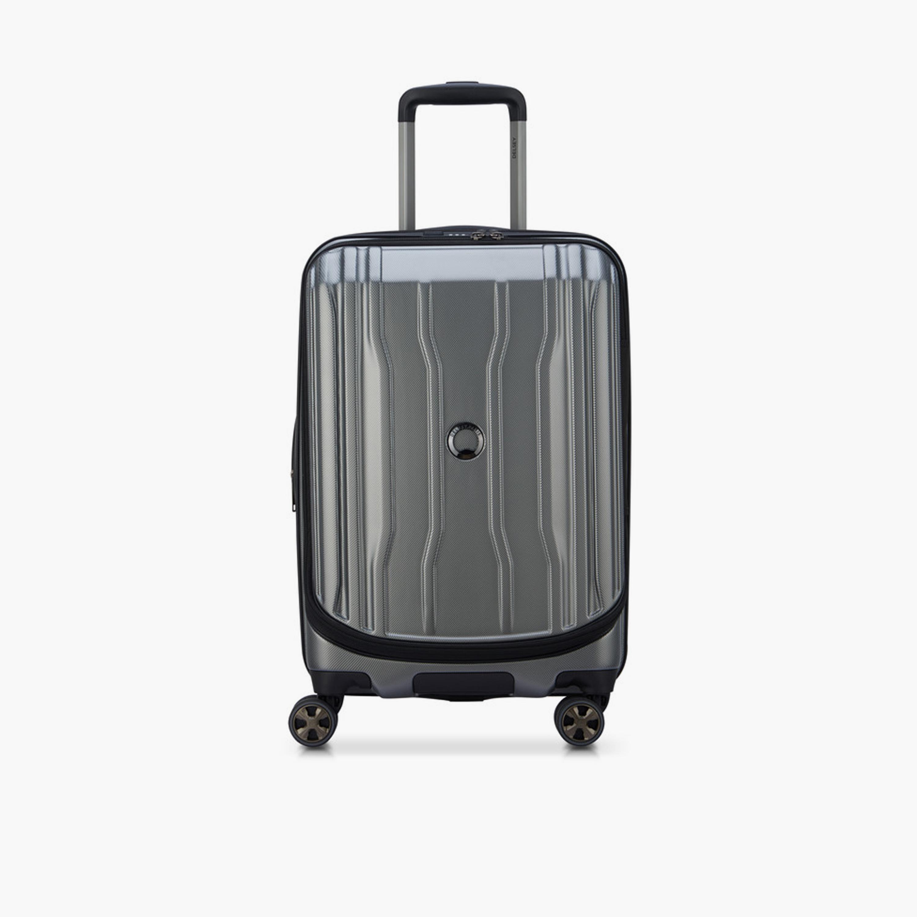 Delsey Paris Cruise 2.0 58 CM Small Cabin Polycarbonate with ABS Hard Sided 4-Wheeler Spinner Trolley Bag with TSA Lock-travel-luggagesandbags-luggage-image-1