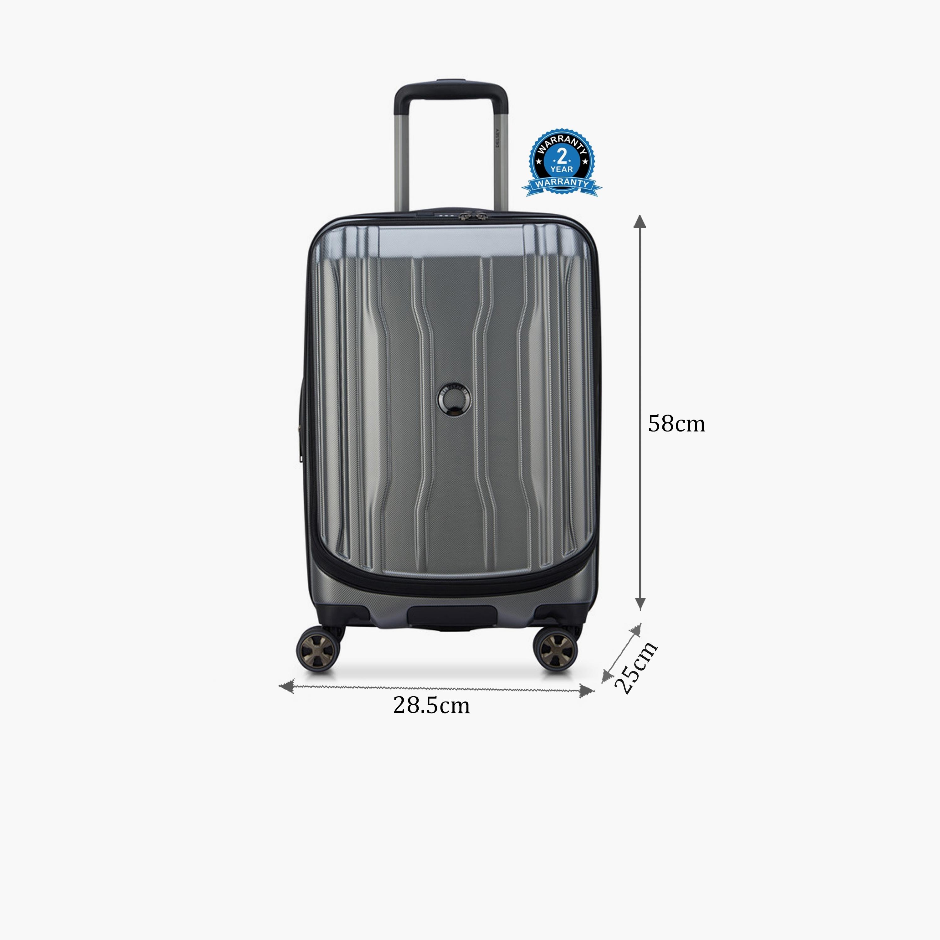 Delsey Paris Cruise 2.0 58 CM Small Cabin Polycarbonate with ABS Hard Sided 4-Wheeler Spinner Trolley Bag with TSA Lock-travel-luggagesandbags-luggage-image-2