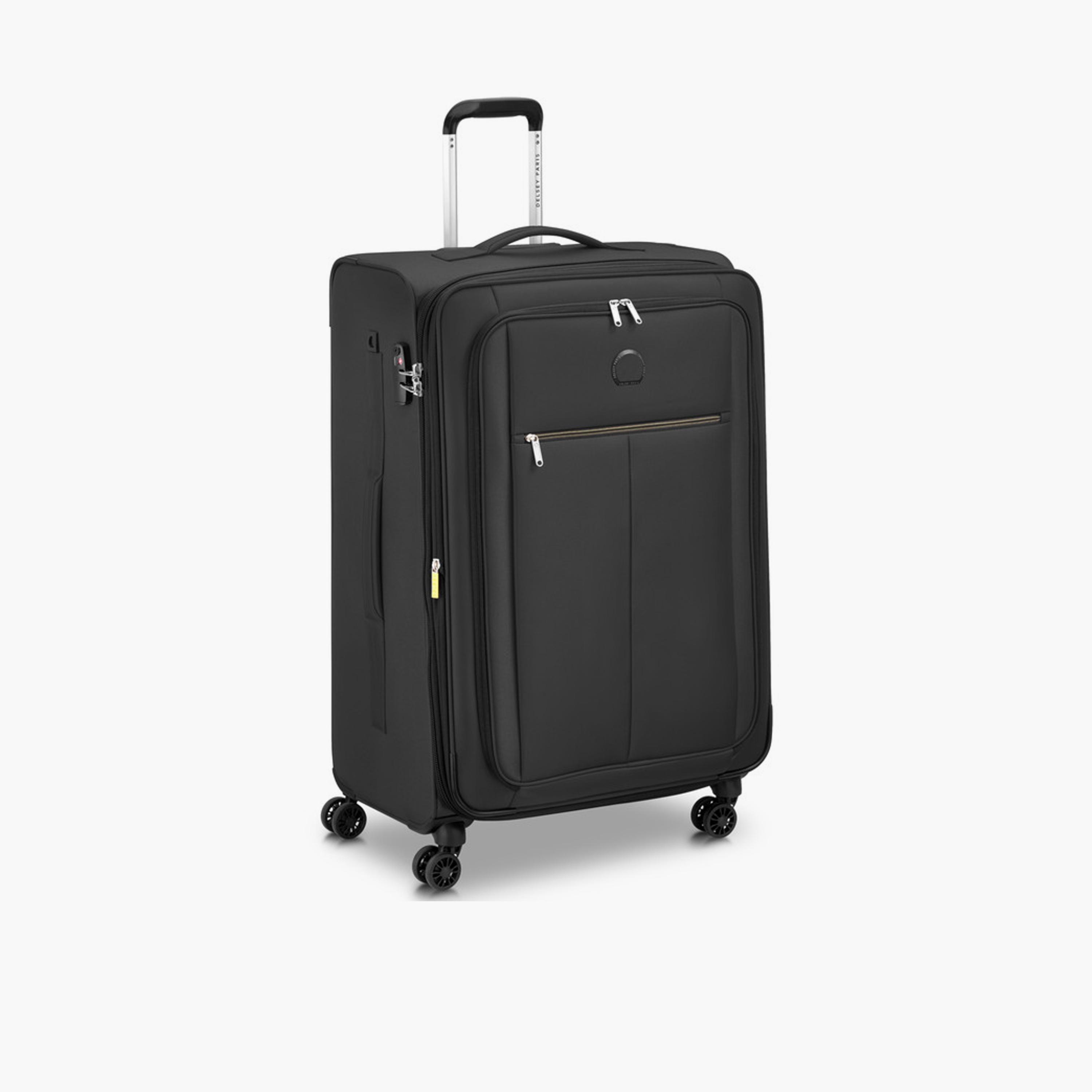 Delsey Paris Pin Up 6 Set of 3 Polyester Soft Sided 4-Wheeler Spinner Trolley Bag with TSA Lock-travel-luggagesandbags-luggage-image-4