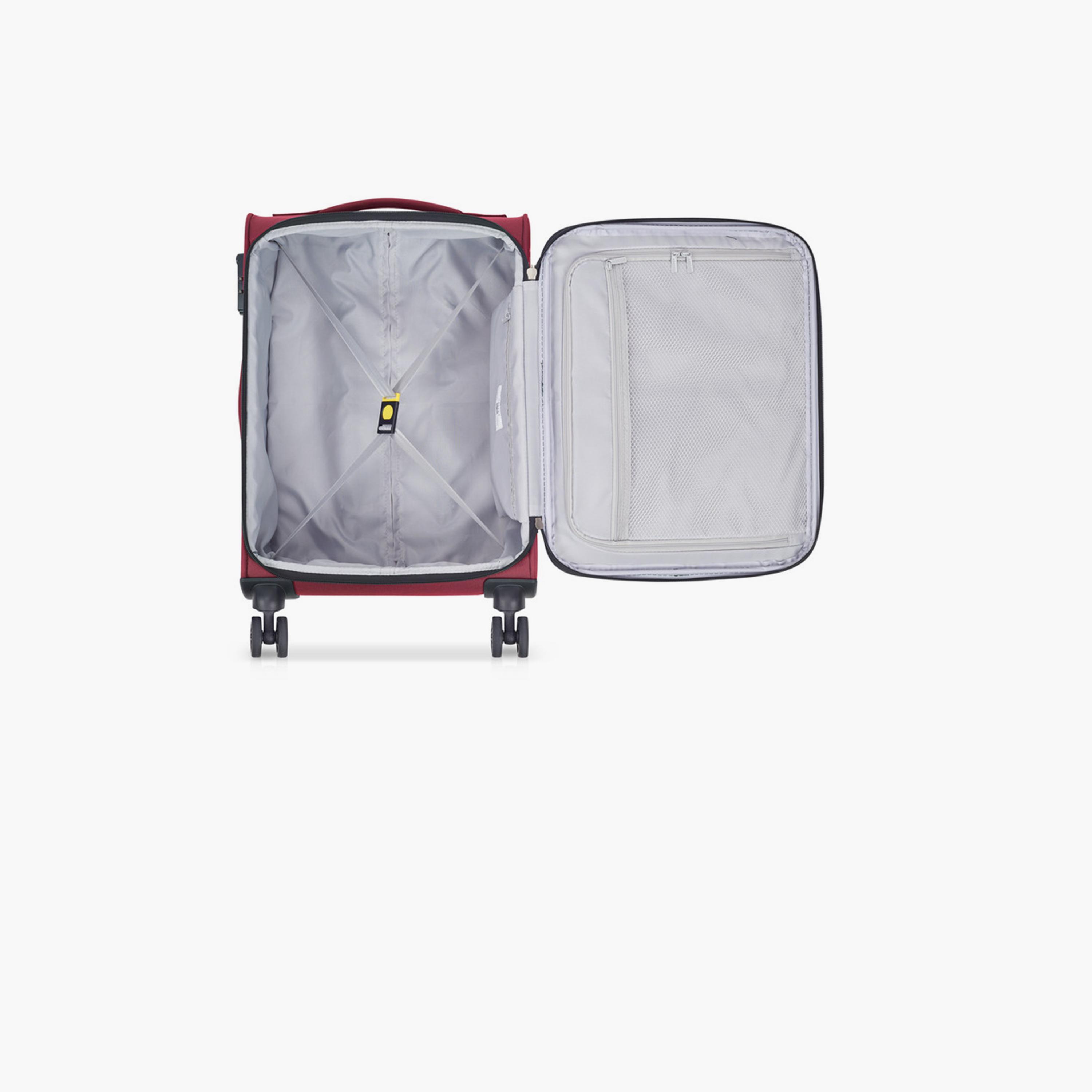 Delsey Paris Pin Up 6 Set of 3 Polyester Soft Sided 4-Wheeler Spinner Trolley Bag with TSA Lock-travel-luggagesandbags-luggage-image-4