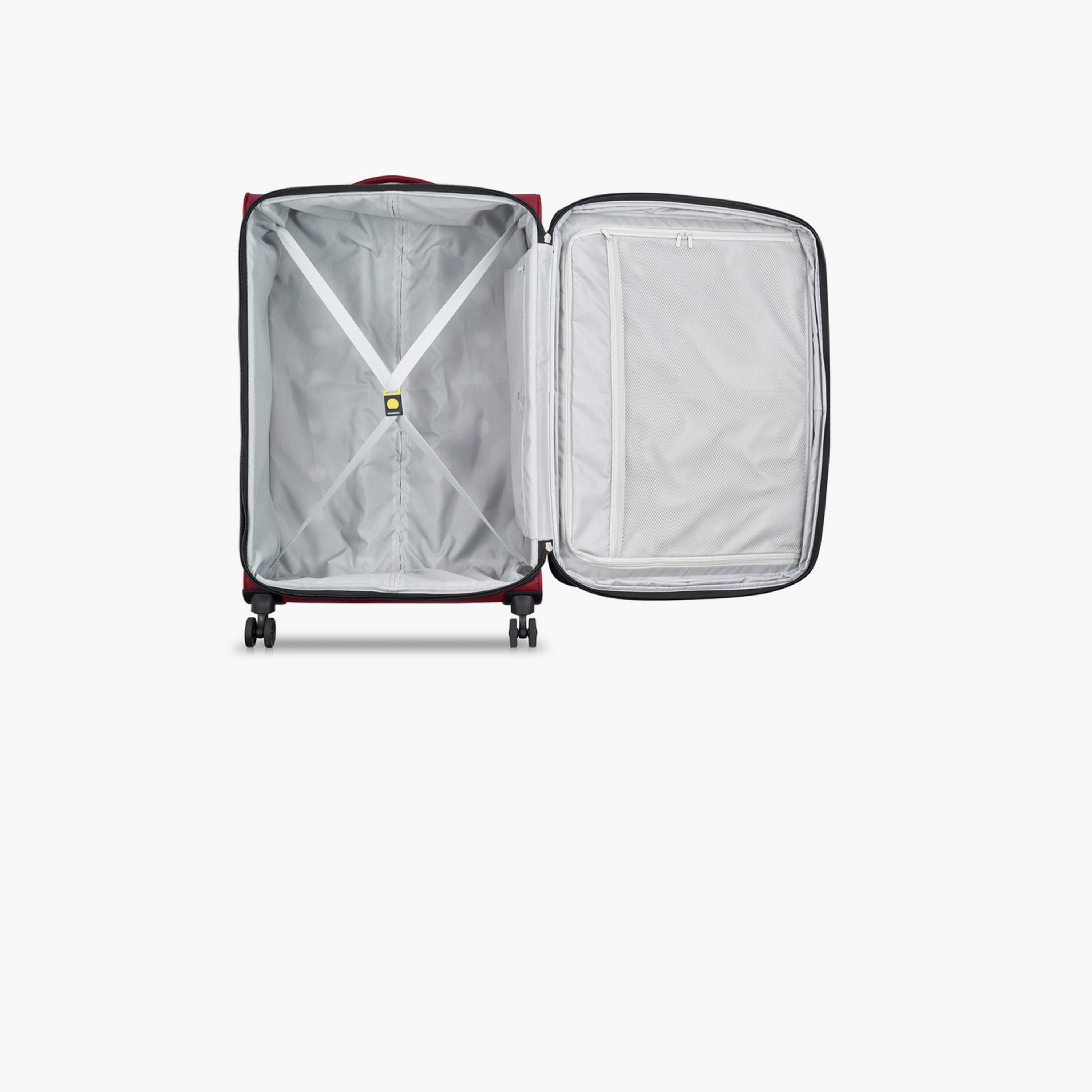 Delsey Paris Pin Up 6 79 CM Large Checkin Polyester Soft Sided 4-Wheeler Spinner Trolley Bag with TSA Lock-travel-luggagesandbags-luggage-image-6