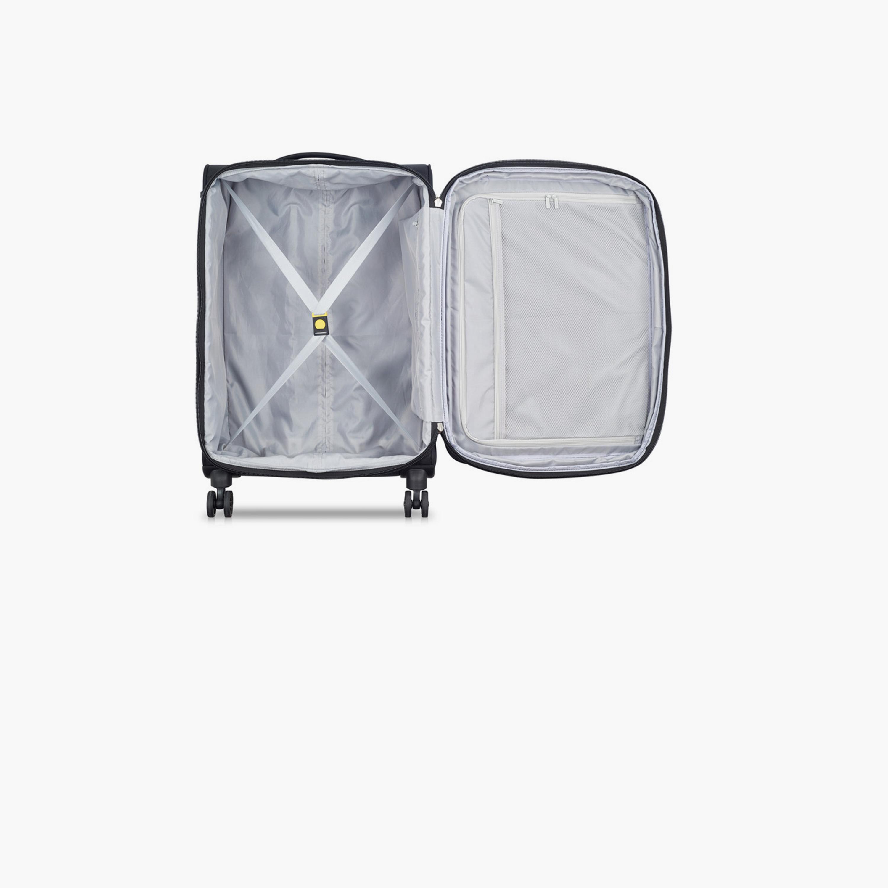 Delsey Paris Pin Up 6 69 CM Medium Checkin Polyester Soft Sided 4-Wheeler Spinner Trolley Bag with TSA Lock-travel-luggagesandbags-luggage-image-6