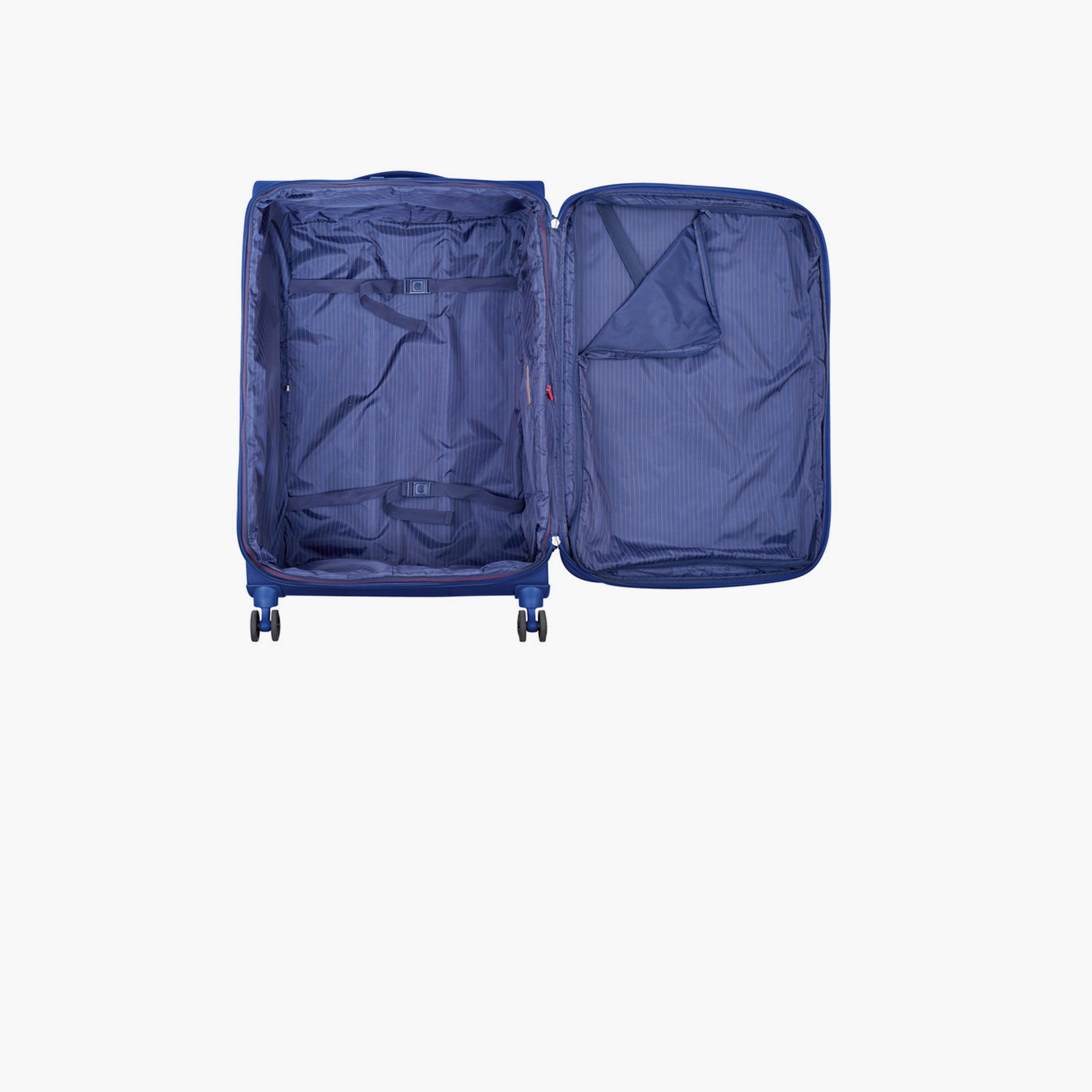 Delsey Paris Monmartre Air 2.0 Set of 3 Polyester Soft Sided 4-Wheeler Spinner Trolley Bag with TSA Lock-travel-luggagesandbags-luggage-image-4