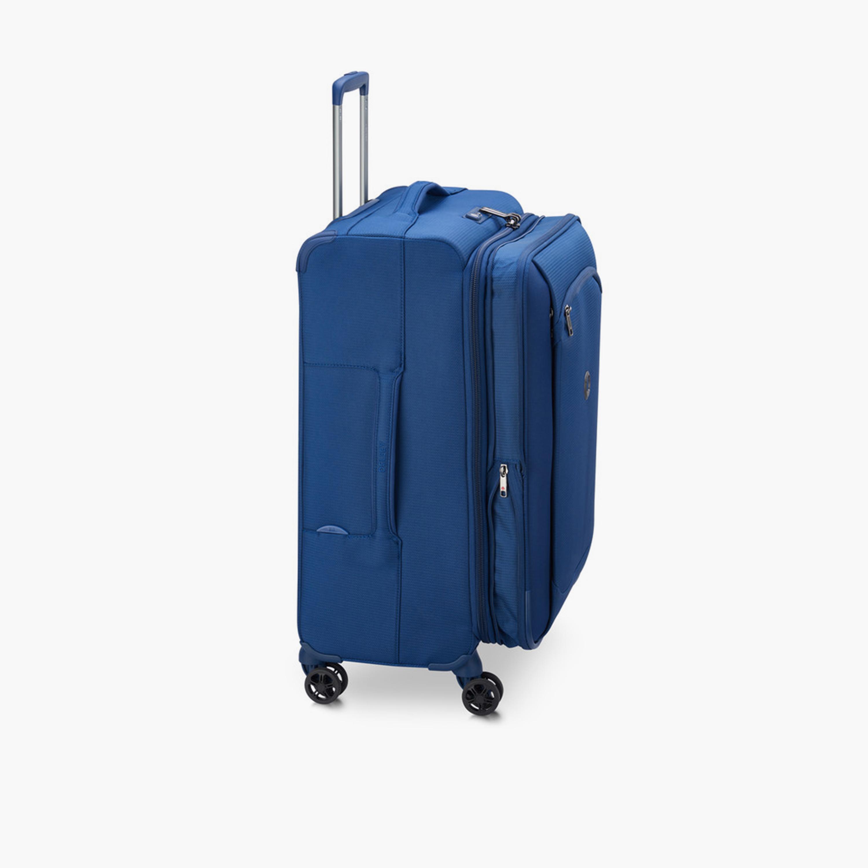 Delsey Paris Monmartre Air 2.0 83 CM Large Checkin Polyester Soft Sided 4-Wheeler Spinner Trolley Bag with TSA Lock-travel-luggagesandbags-luggage-image-5
