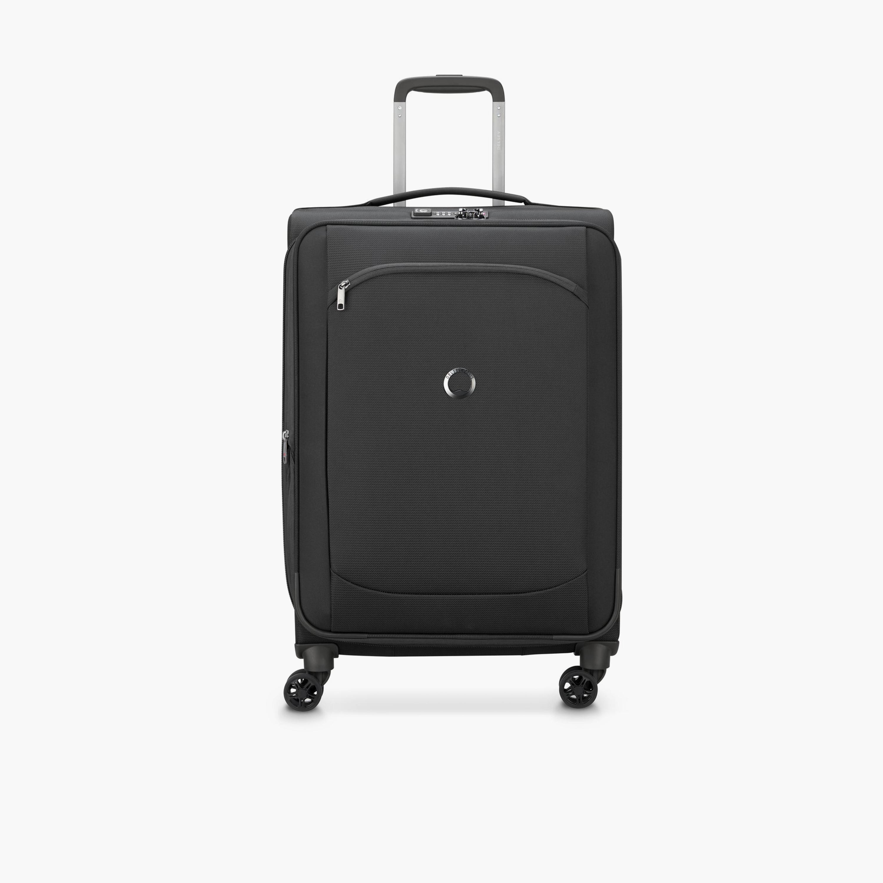 Delsey Paris Monmartre Air 2.0 68 CM Medium Checkin Polyester Soft Sided 4-Wheeler Spinner Trolley Bag with TSA Lock-travel-luggagesandbags-luggage-image-1