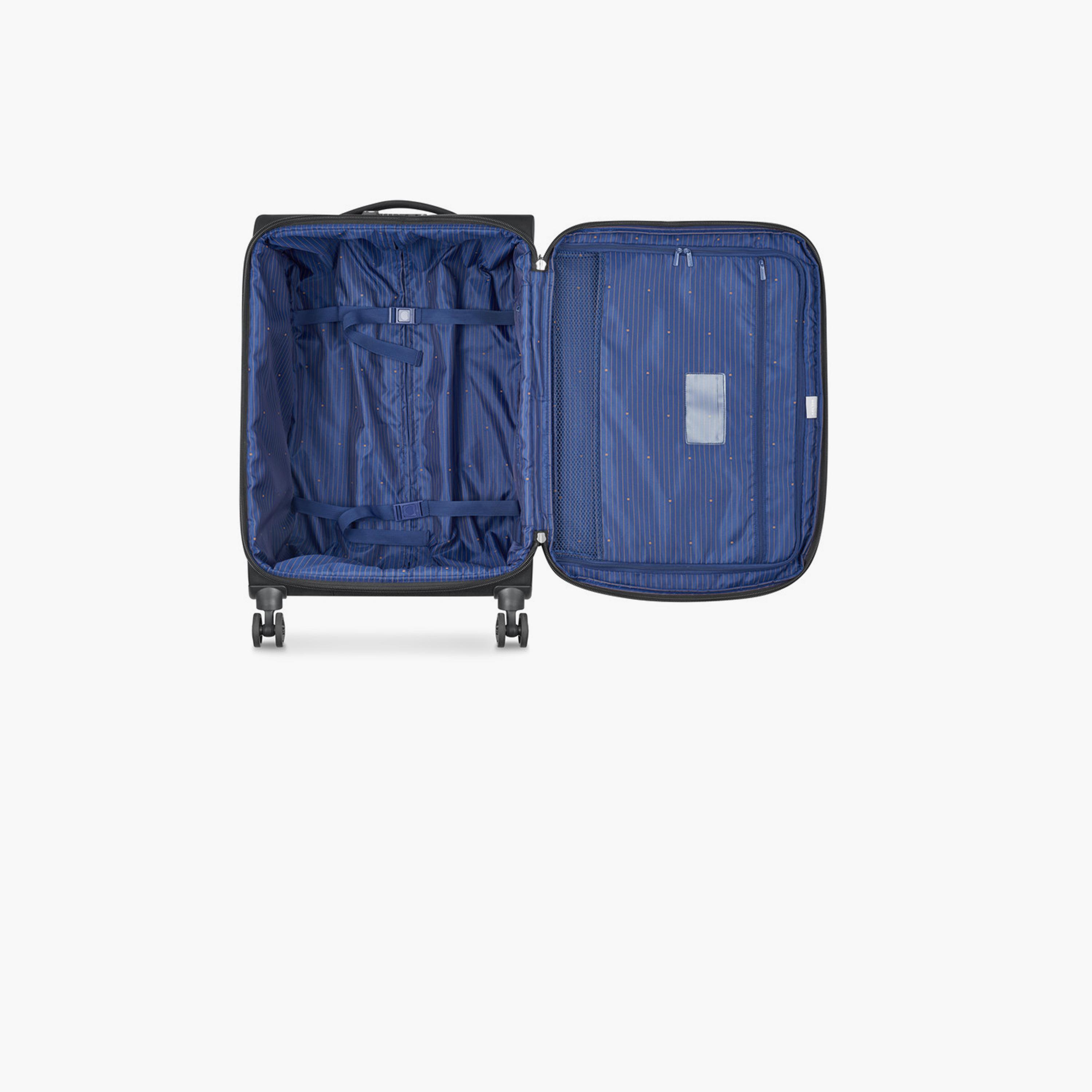 Delsey Paris Monmartre Air 2.0 68 CM Medium Checkin Polyester Soft Sided 4-Wheeler Spinner Trolley Bag with TSA Lock-travel-luggagesandbags-luggage-image-5