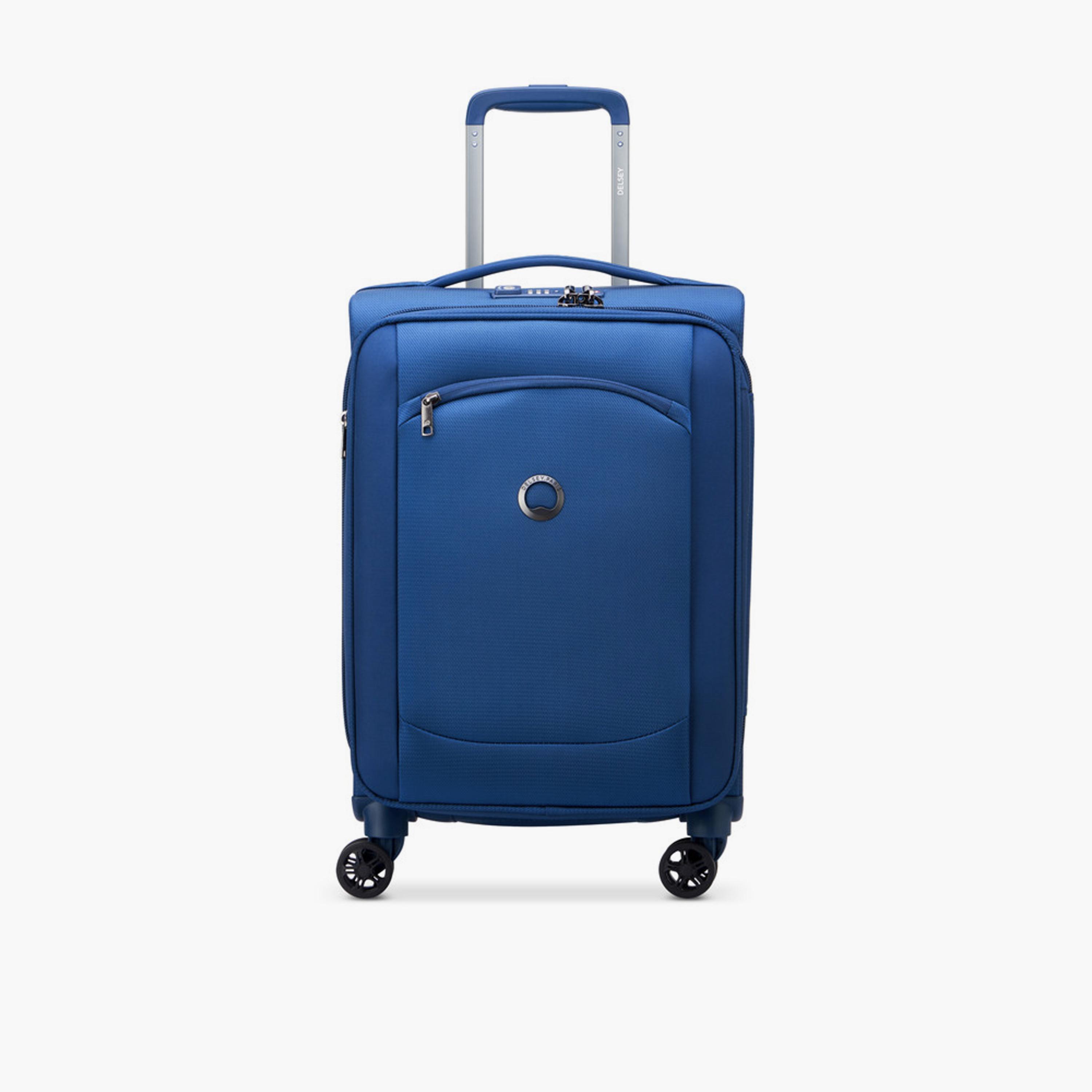 Delsey Paris Monmartre Air 2.0 55 CM Small Cabin Polyester Soft Sided 4-Wheeler Spinner Trolley Bag with TSA Lock-travel-luggagesandbags-luggage-image-1