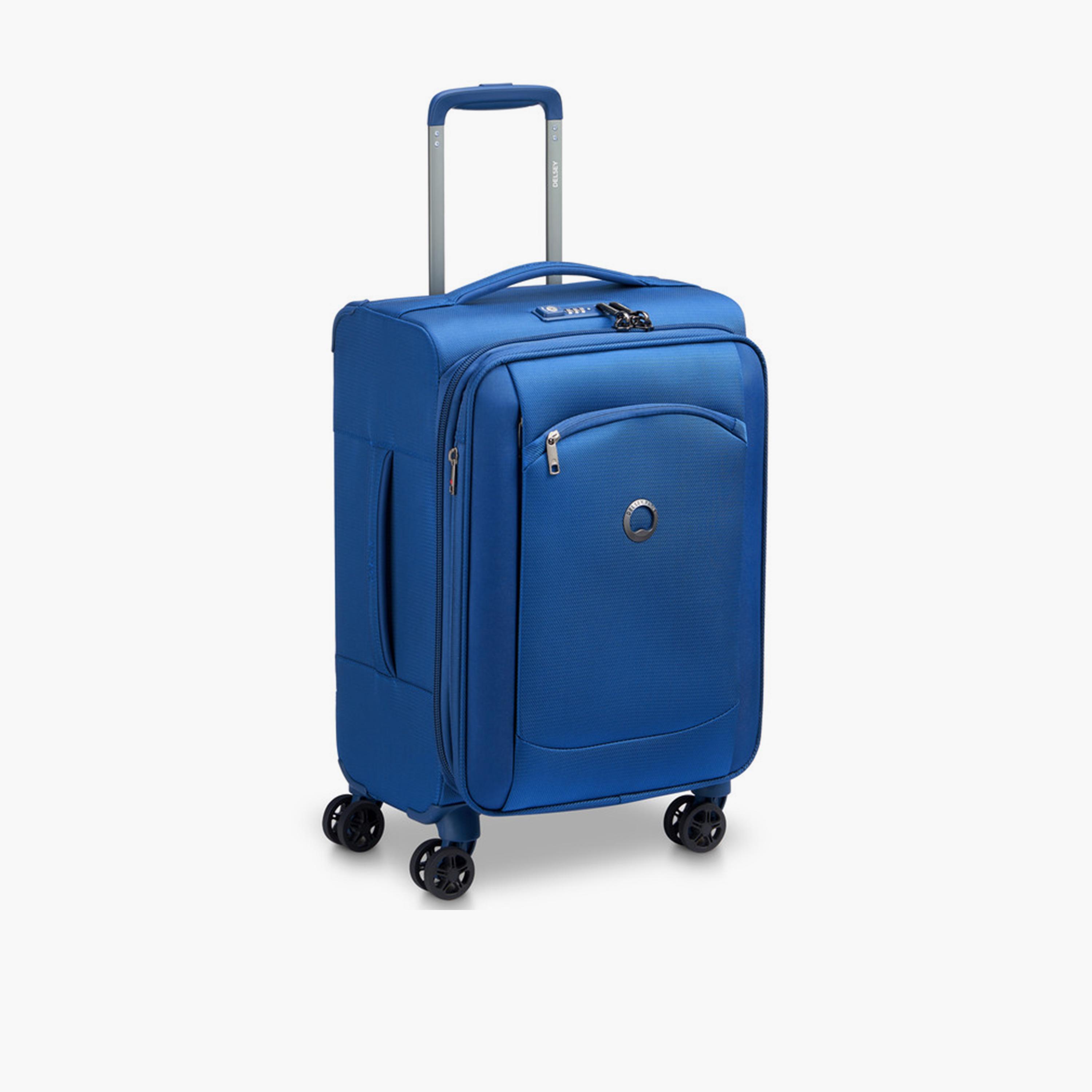 Delsey Paris Monmartre Air 2.0 55 CM Small Cabin Polyester Soft Sided 4-Wheeler Spinner Trolley Bag with TSA Lock-travel-luggagesandbags-luggage-image-5
